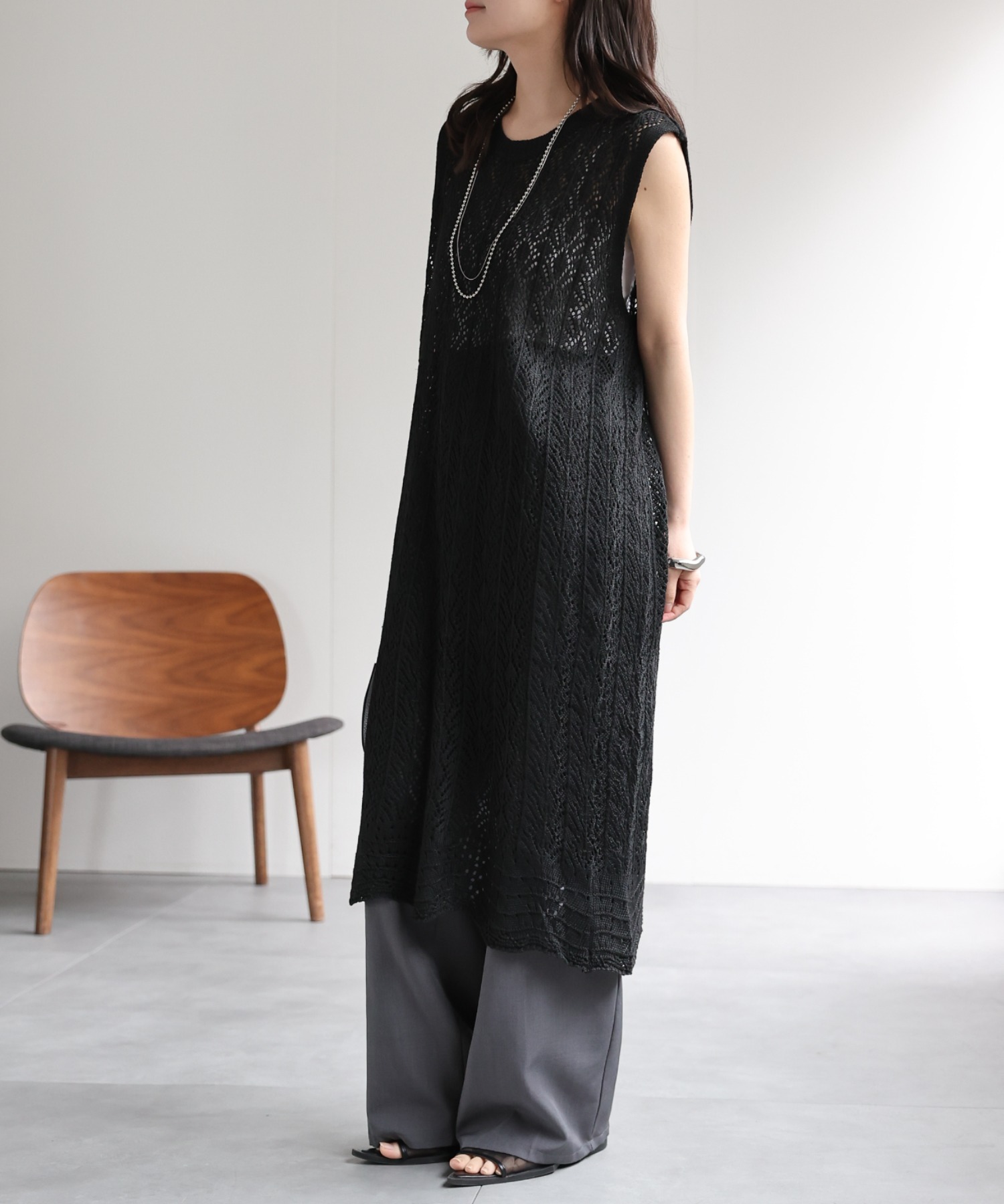model：156cm 着用サイズ：FREE