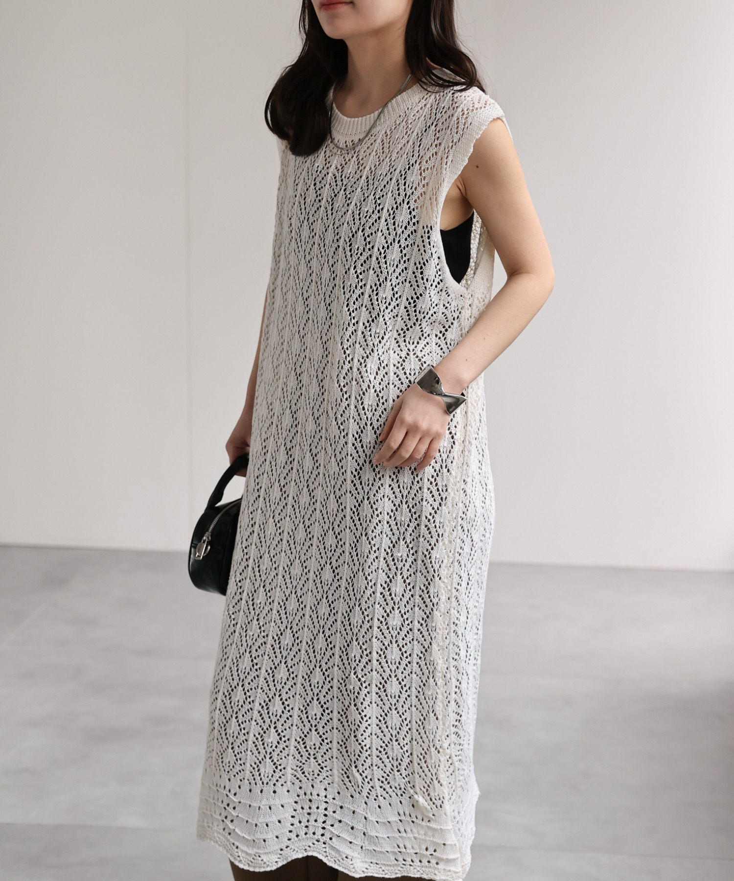 model：156cm 着用サイズ：FREE
