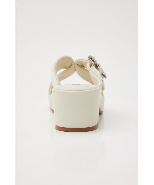 ムーンフラワリーパフィクロスサンダル