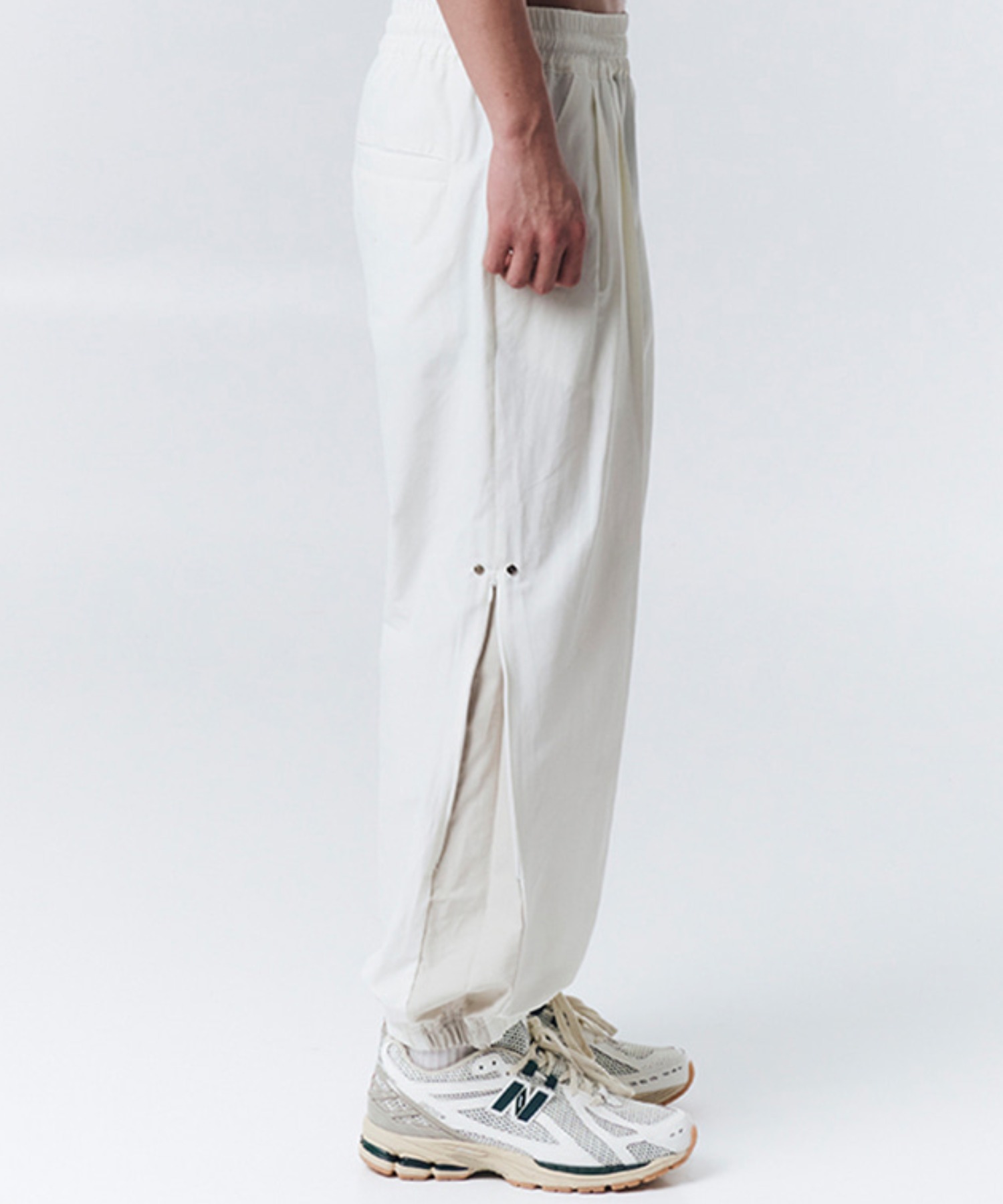 OY/オーワイ』SIDE ZIPPER TUCK TRACK JOGGER PANTS/サイドジッパー 