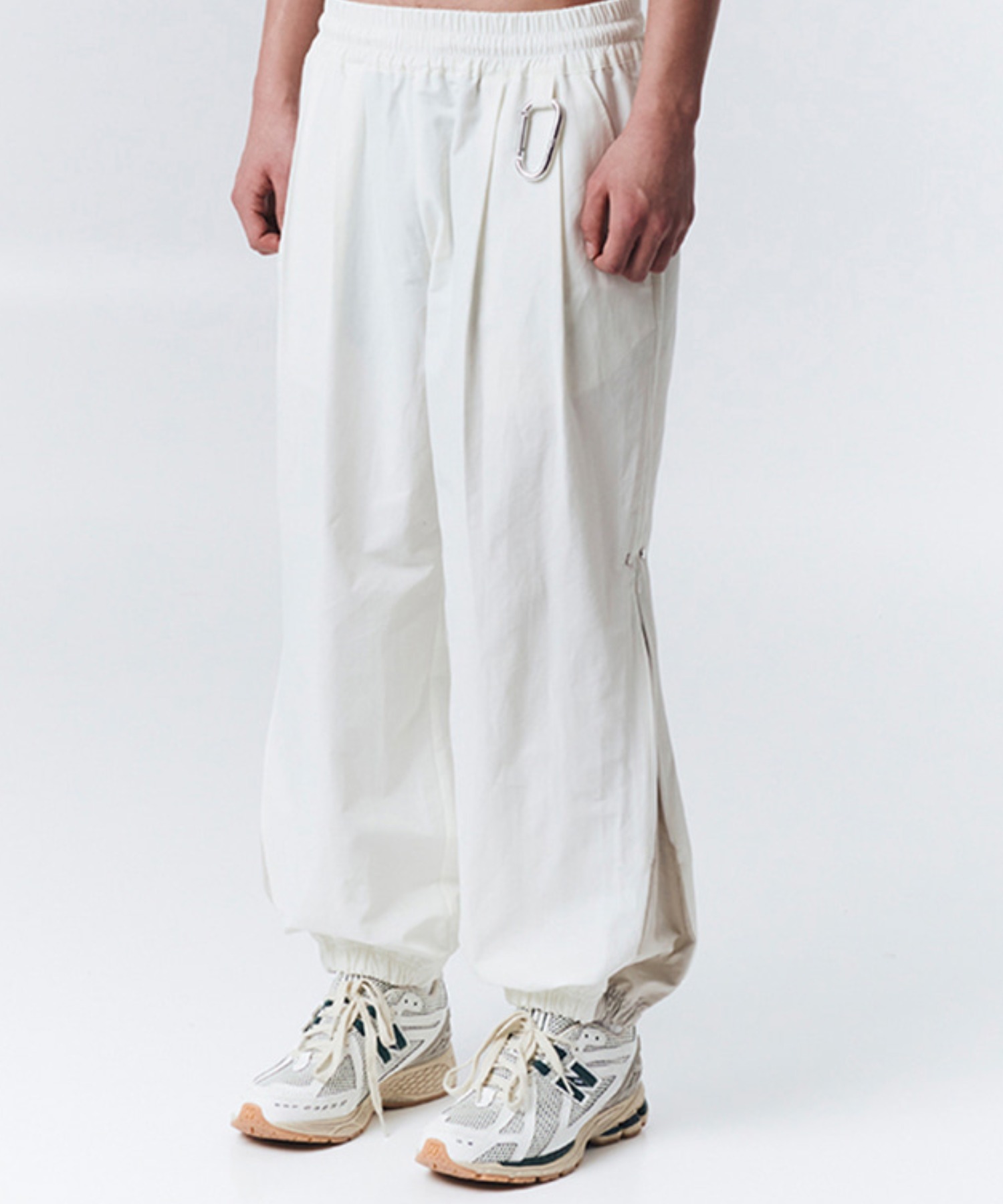 OY/オーワイ』SIDE ZIPPER TUCK TRACK JOGGER PANTS/サイドジッパー 