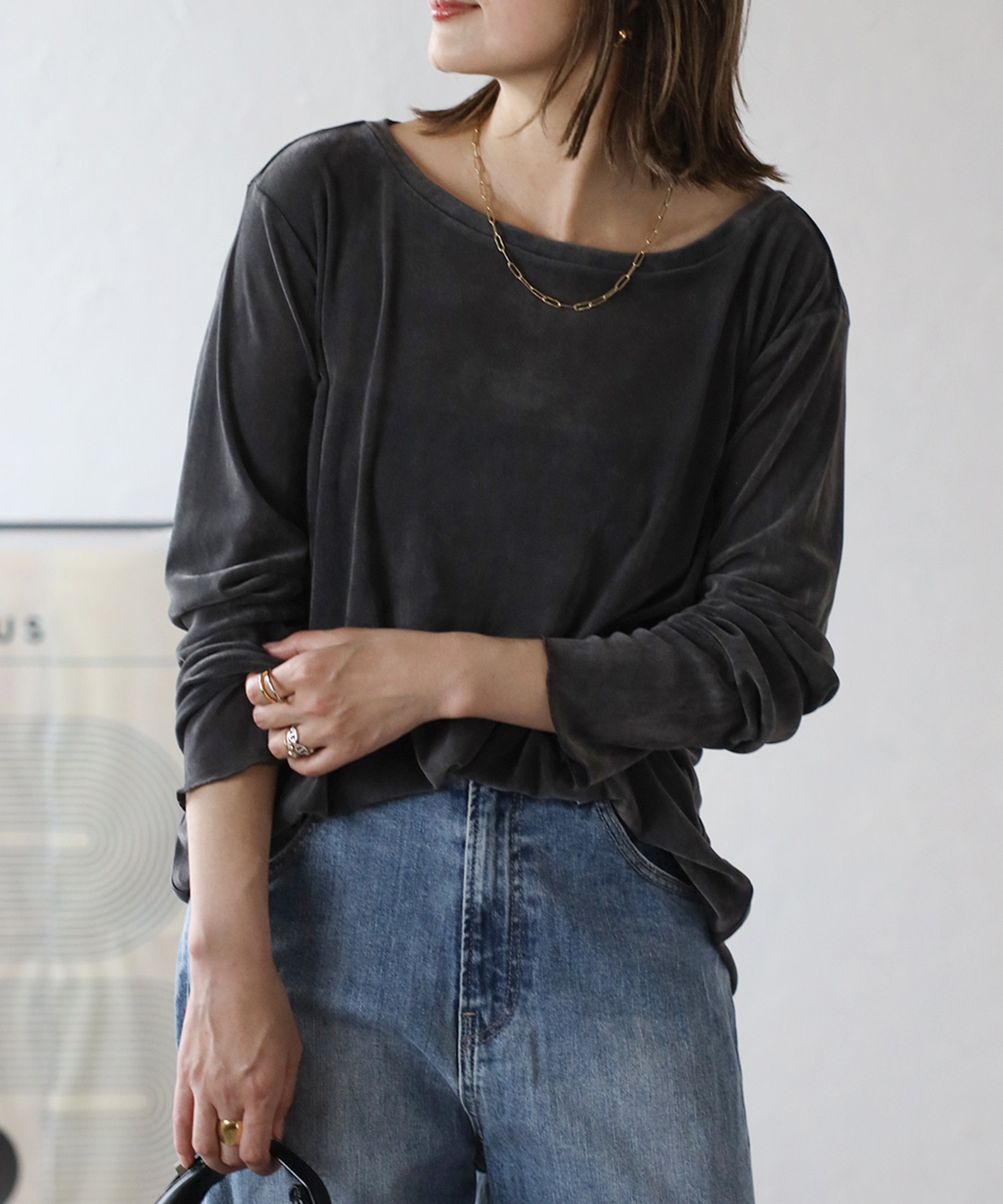 model：H158 着用サイズ：FREE