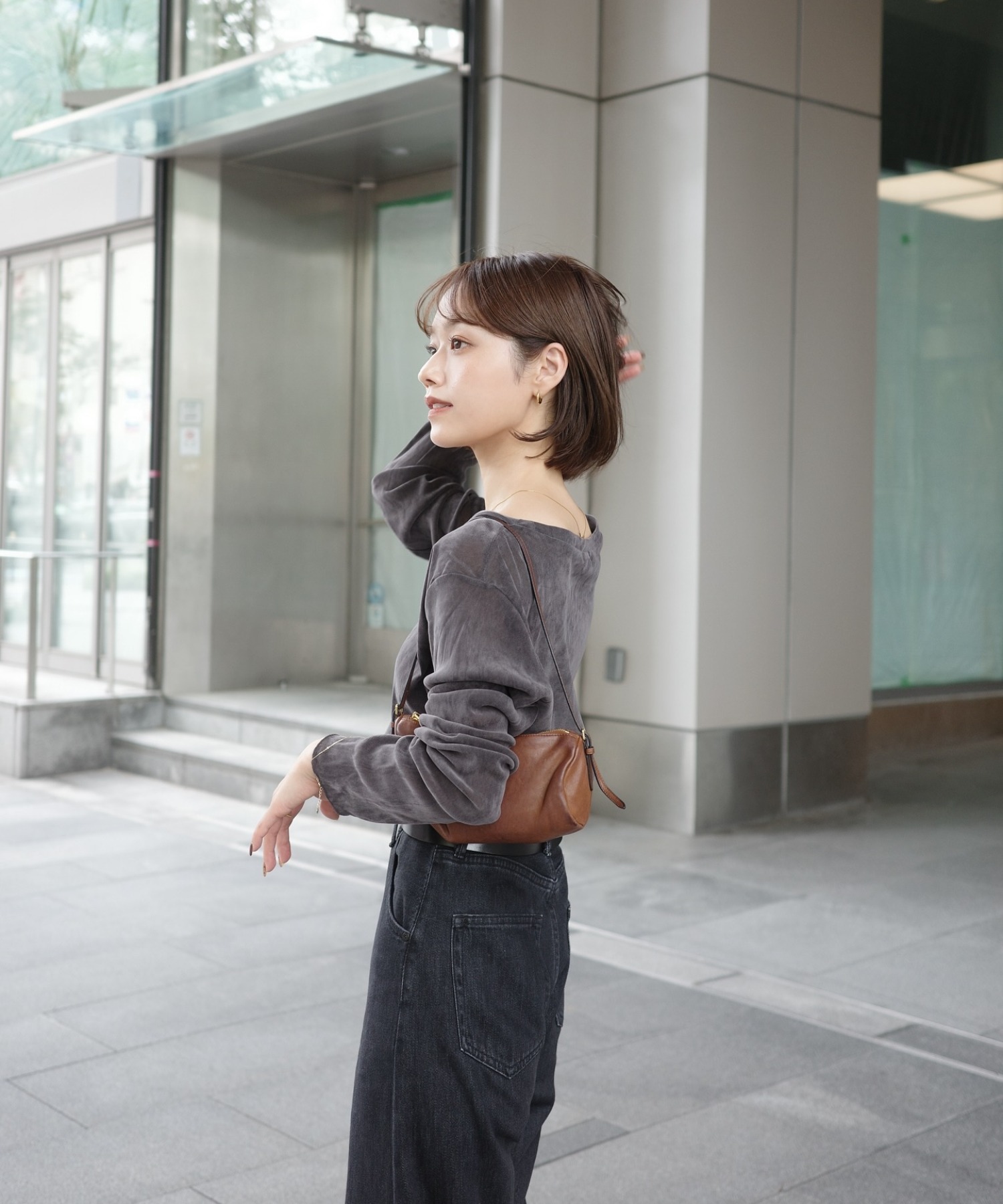 model：H156 着用サイズ：FREE