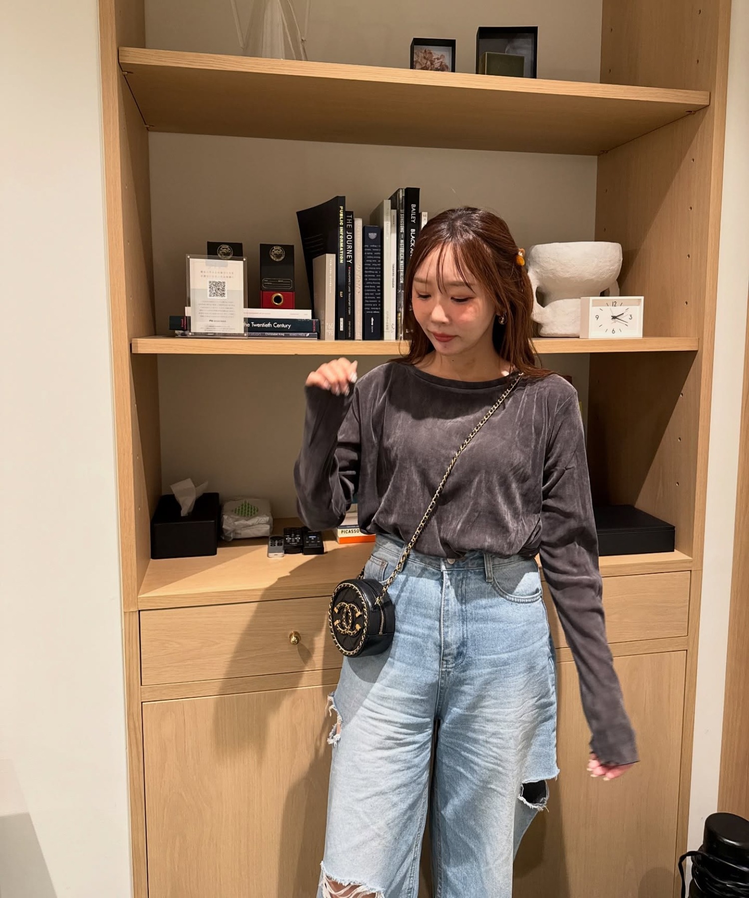 model：H157 着用サイズ：FREE