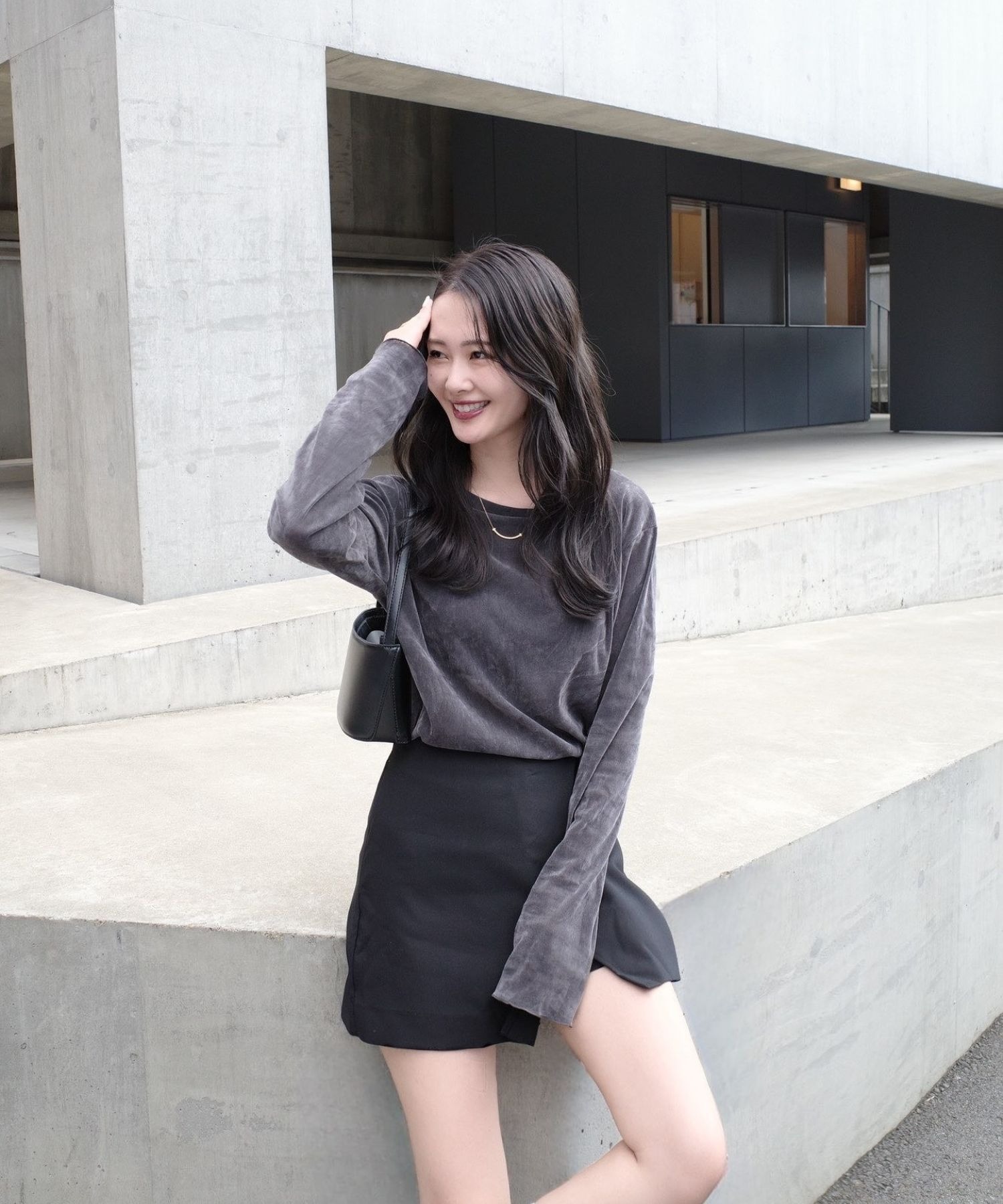 model：H162 着用サイズ：FREE
