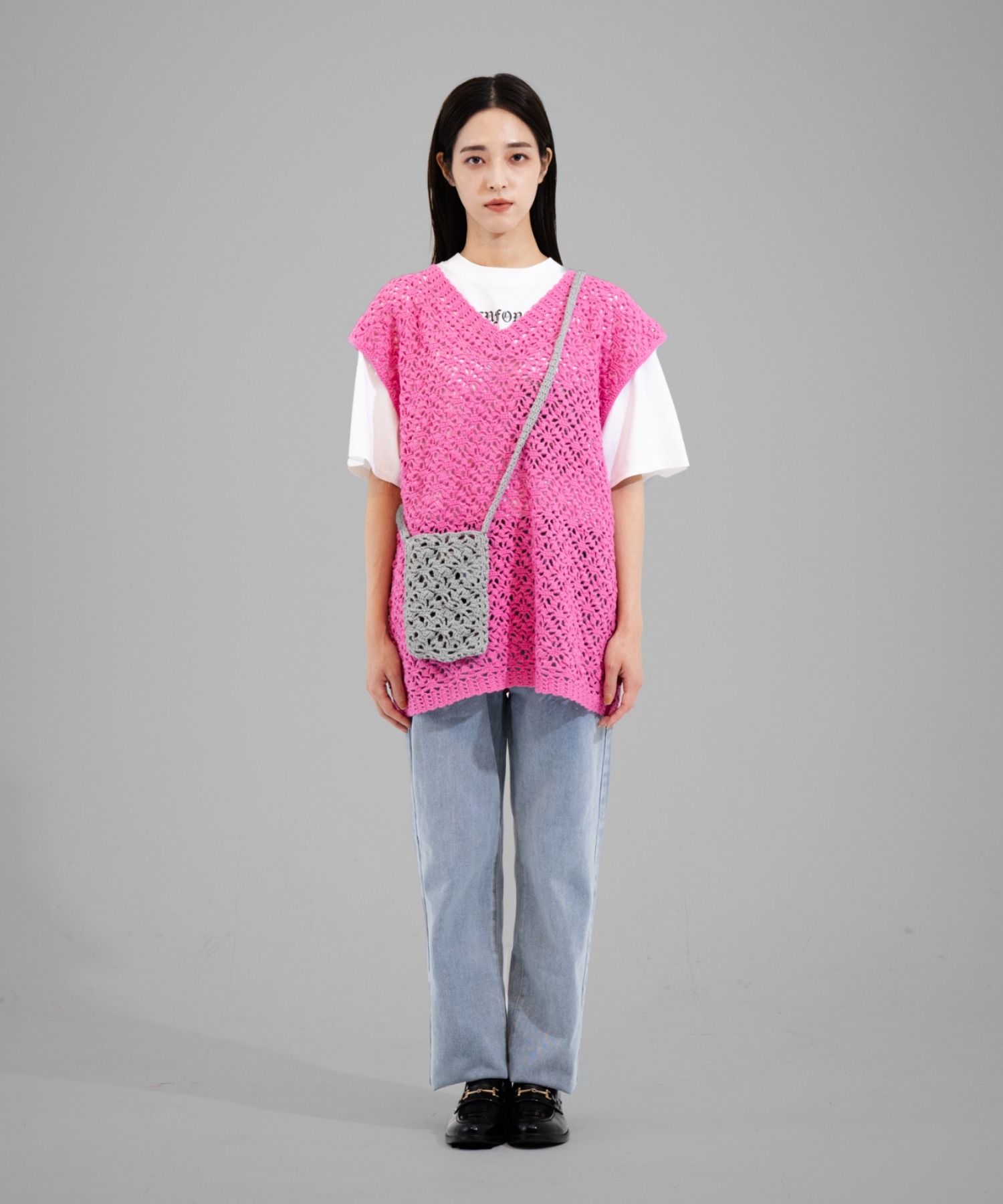 LUFON/ルフォン/＠/CROCHET HAND KNIT MINI BAG LUFON ルフォン  