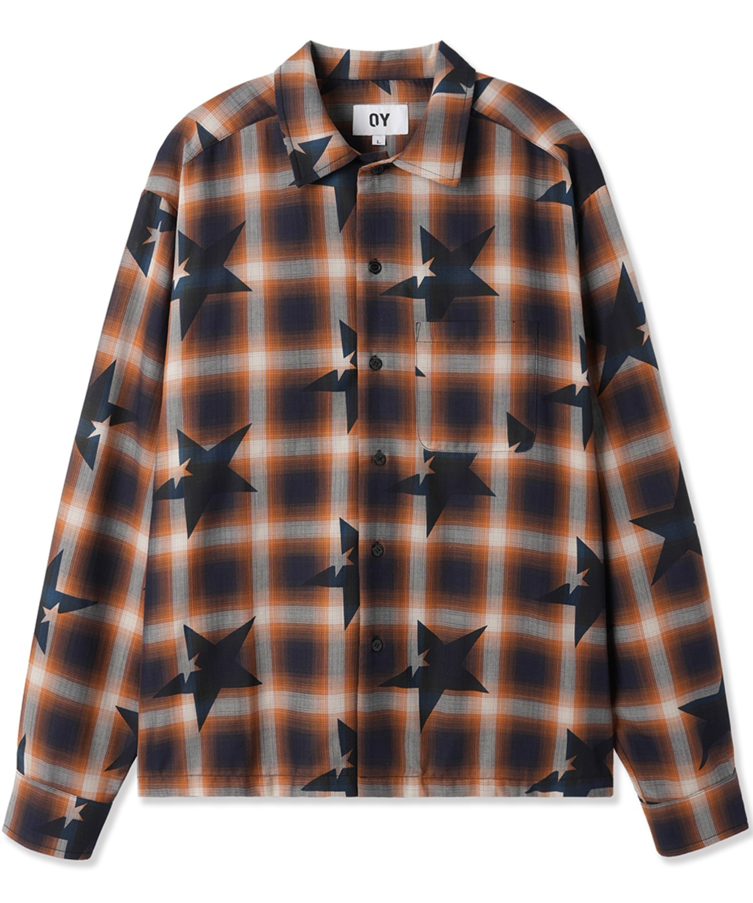 OY/オーワイ』STAR OMBRE CHECK CROPPED SHIRT /チェックシャツ OY│A