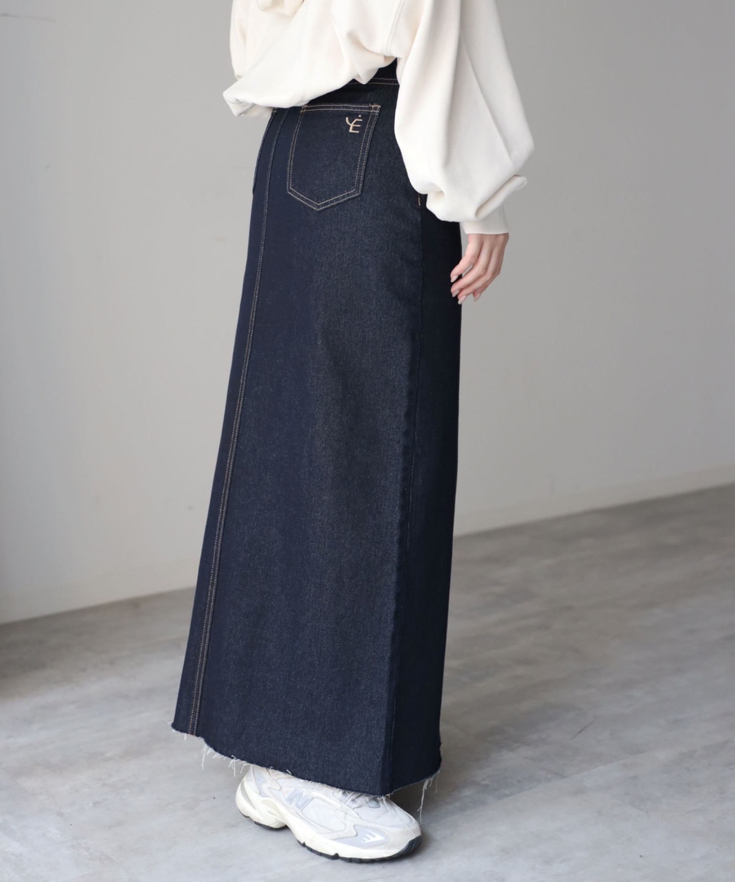 model：164cm. 着用サイズ：Mサイズ