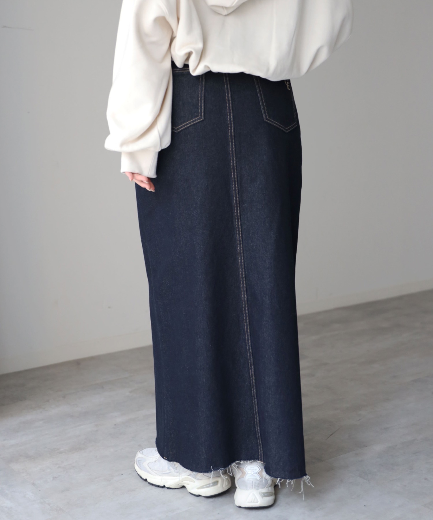 model：164cm. 着用サイズ：Mサイズ