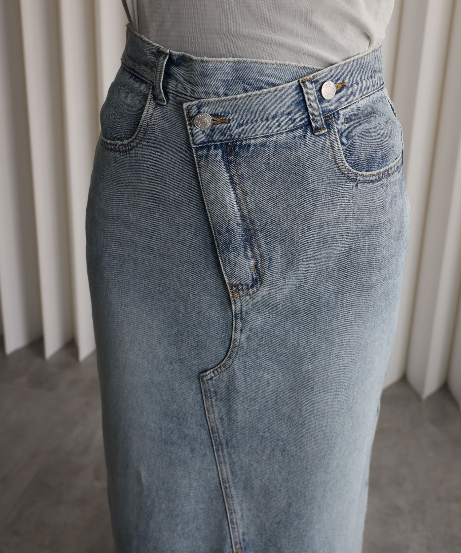 model：164cm. 着用サイズ：Mサイズ