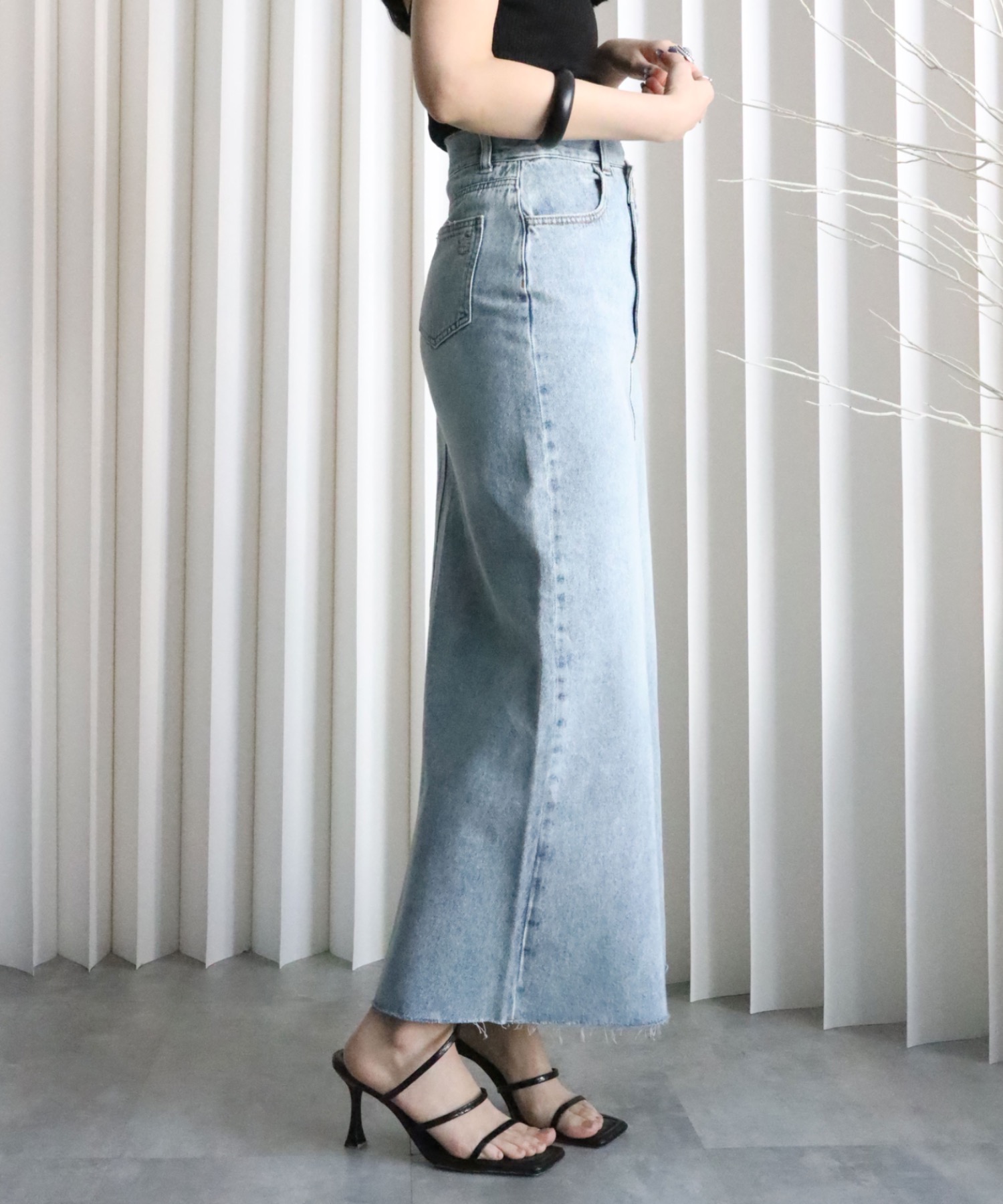 model：164cm. 着用サイズ：Mサイズ