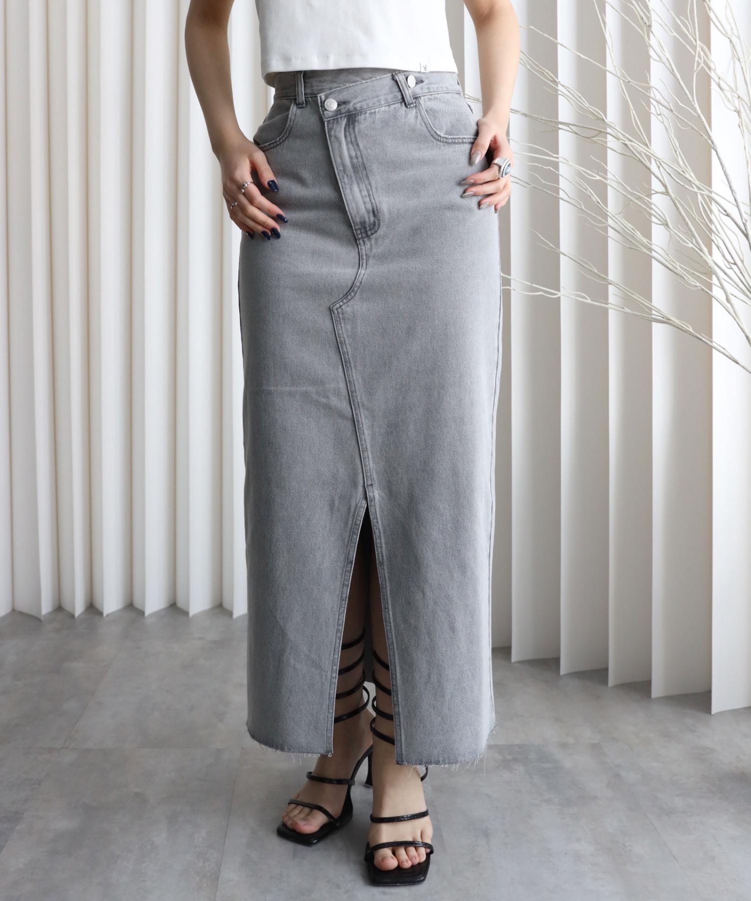 model：164cm. 着用サイズ：Mサイズ