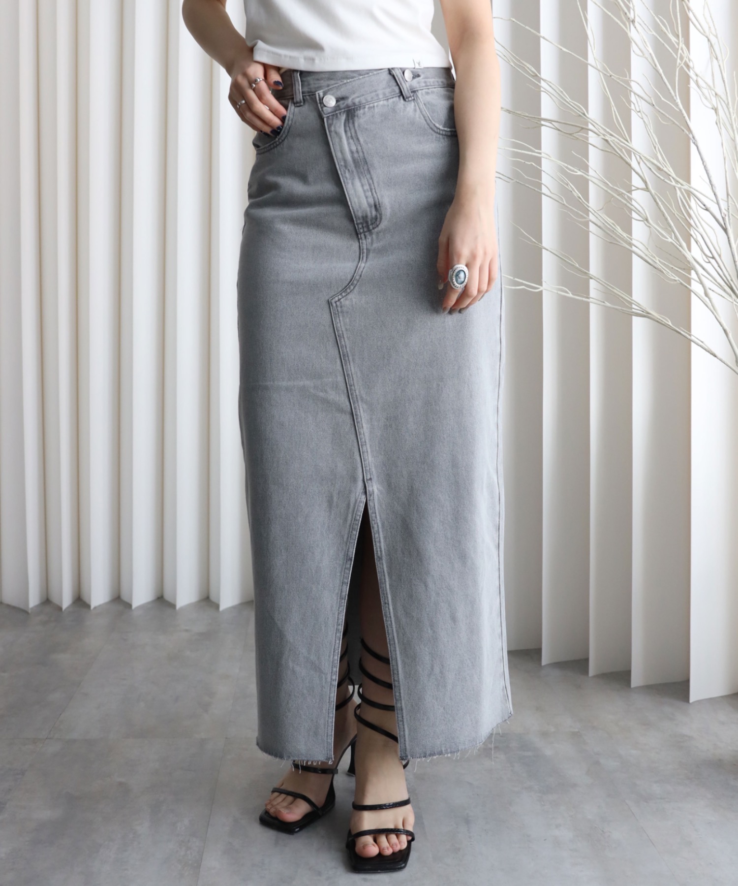 model：164cm. 着用サイズ：Mサイズ
