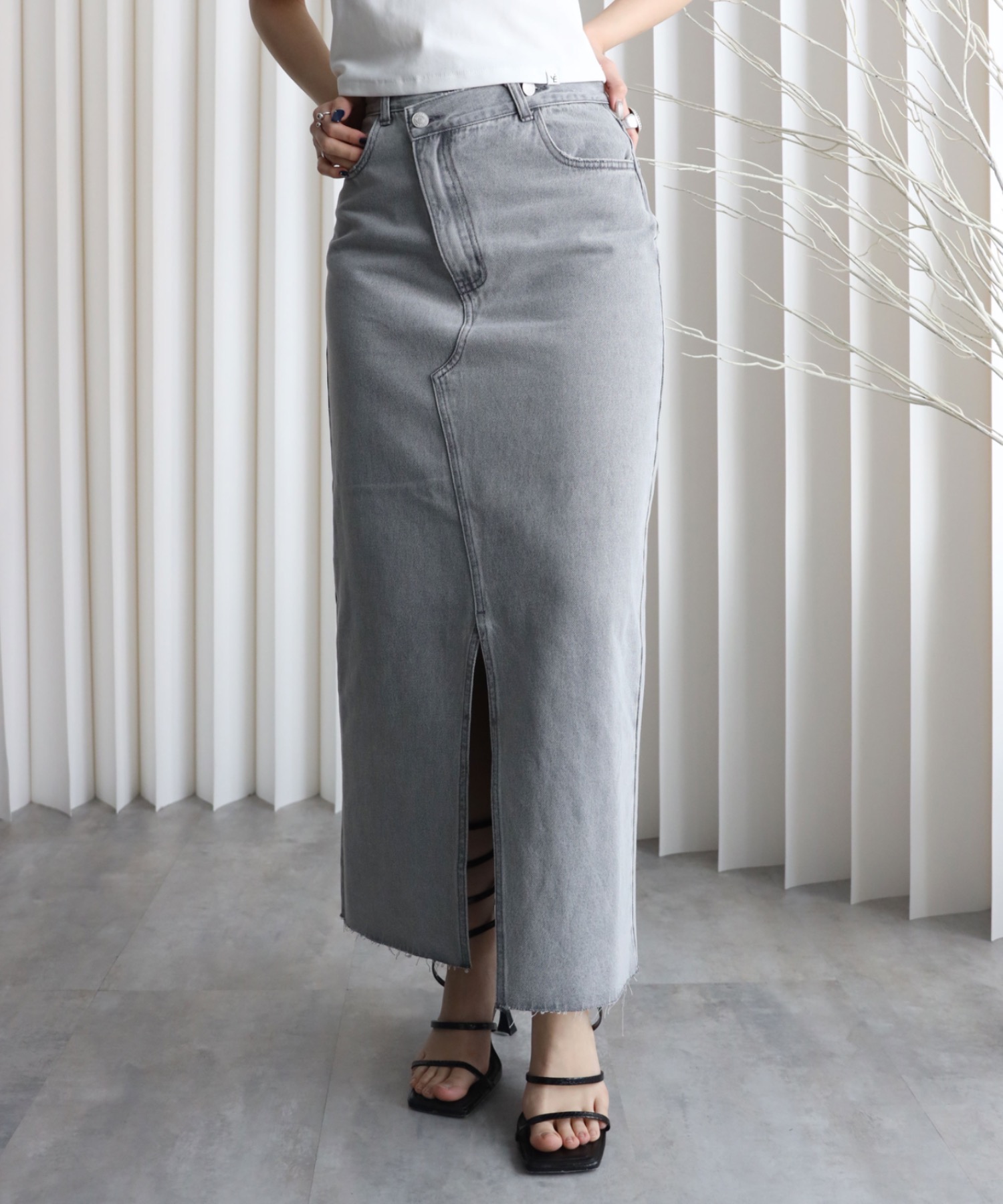 model：164cm. 着用サイズ：Mサイズ