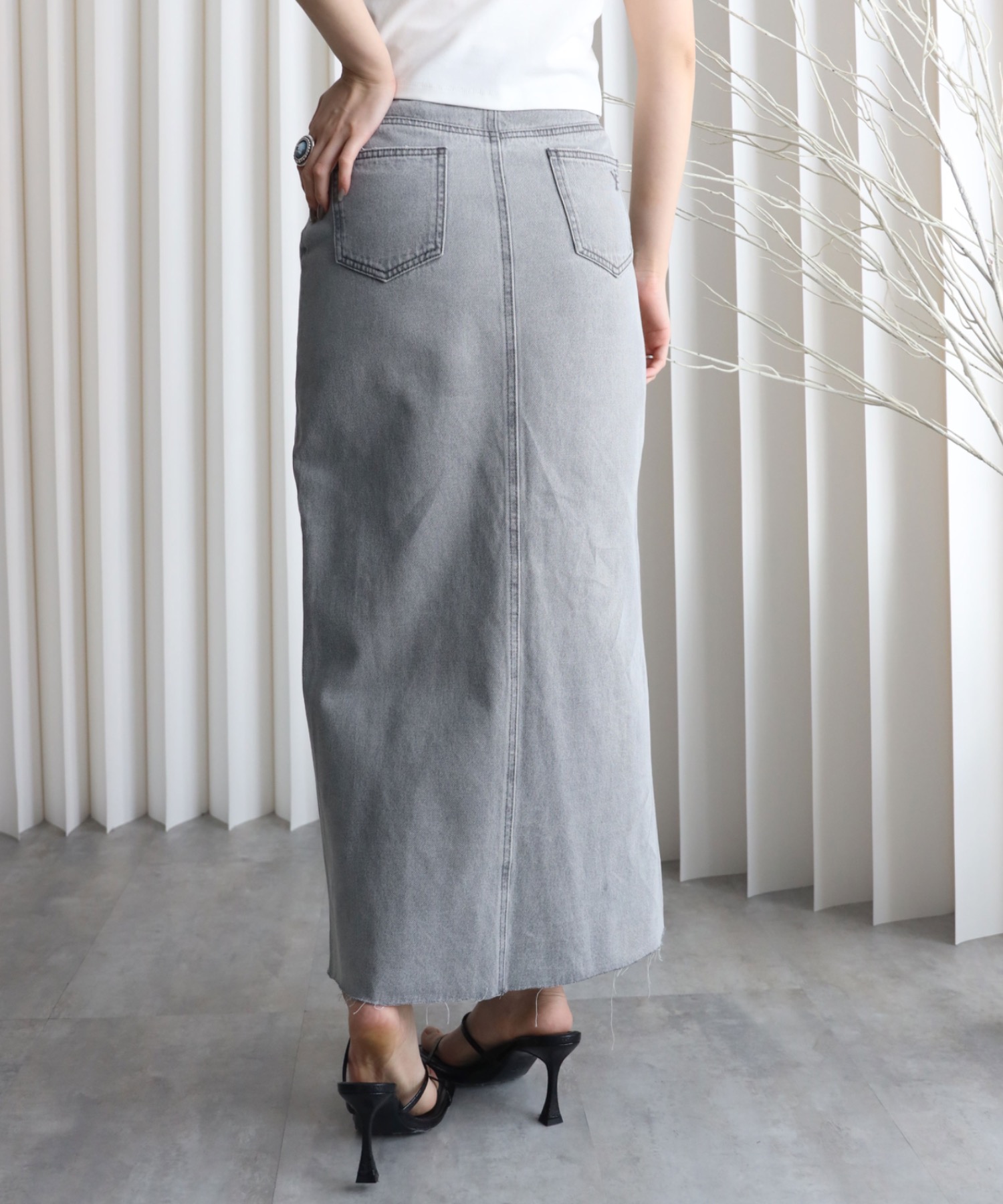 model：164cm. 着用サイズ：Mサイズ