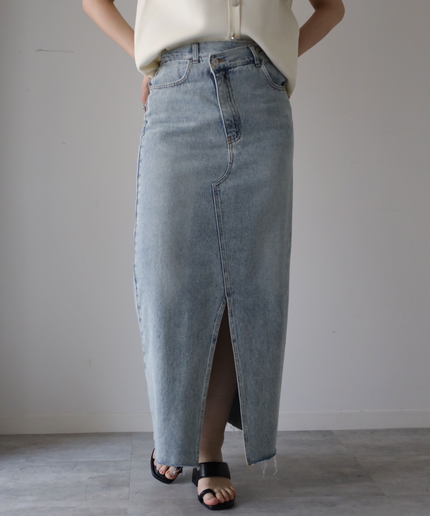 model：164cm. 着用サイズ：Mサイズ