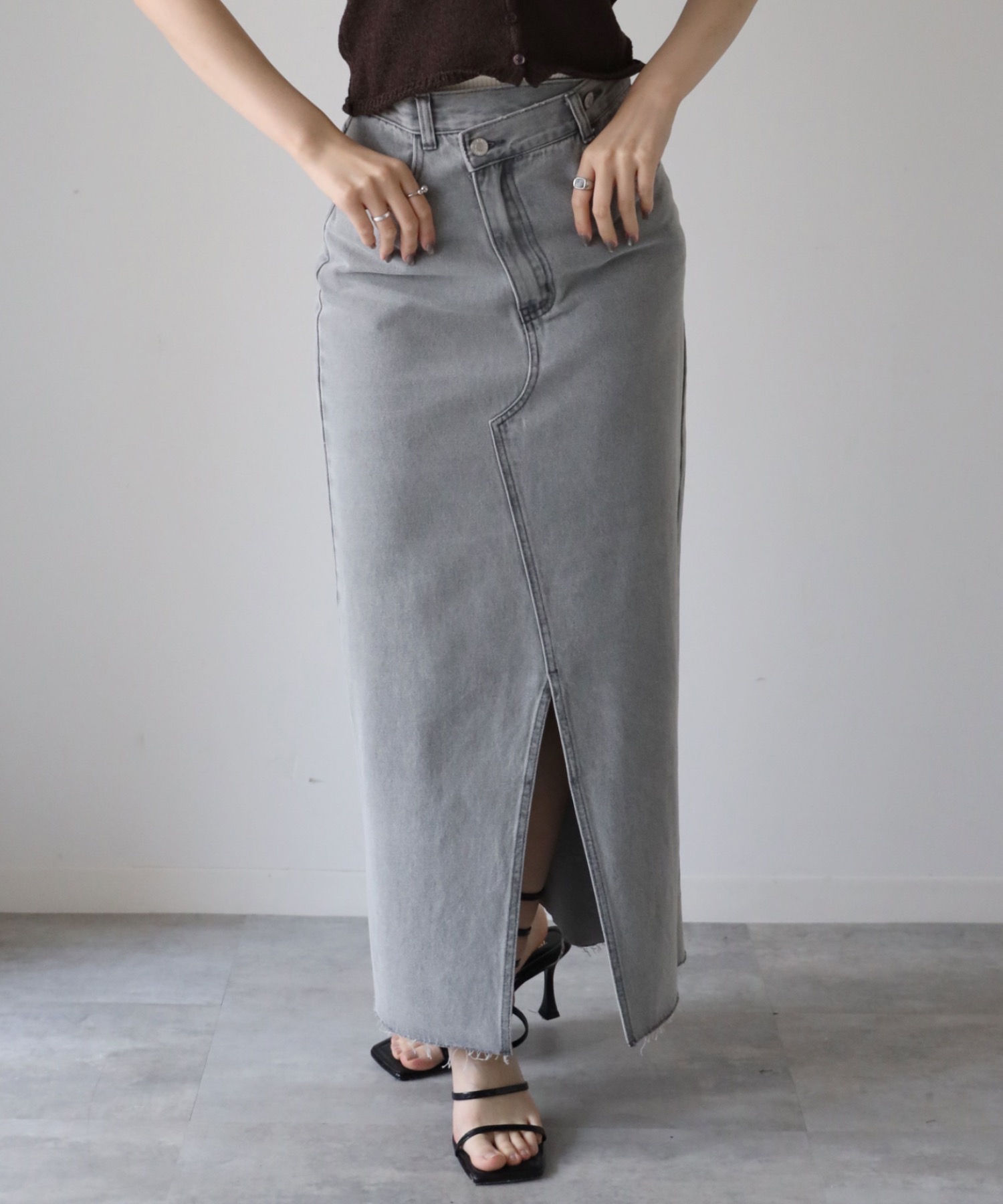 model：164cm. 着用サイズ：Mサイズ