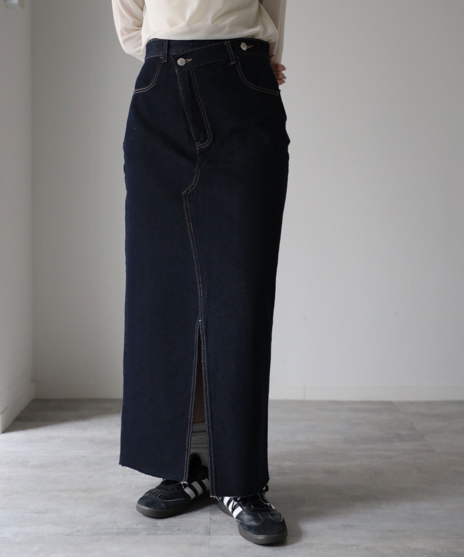 model：164cm. 着用サイズ：Mサイズ