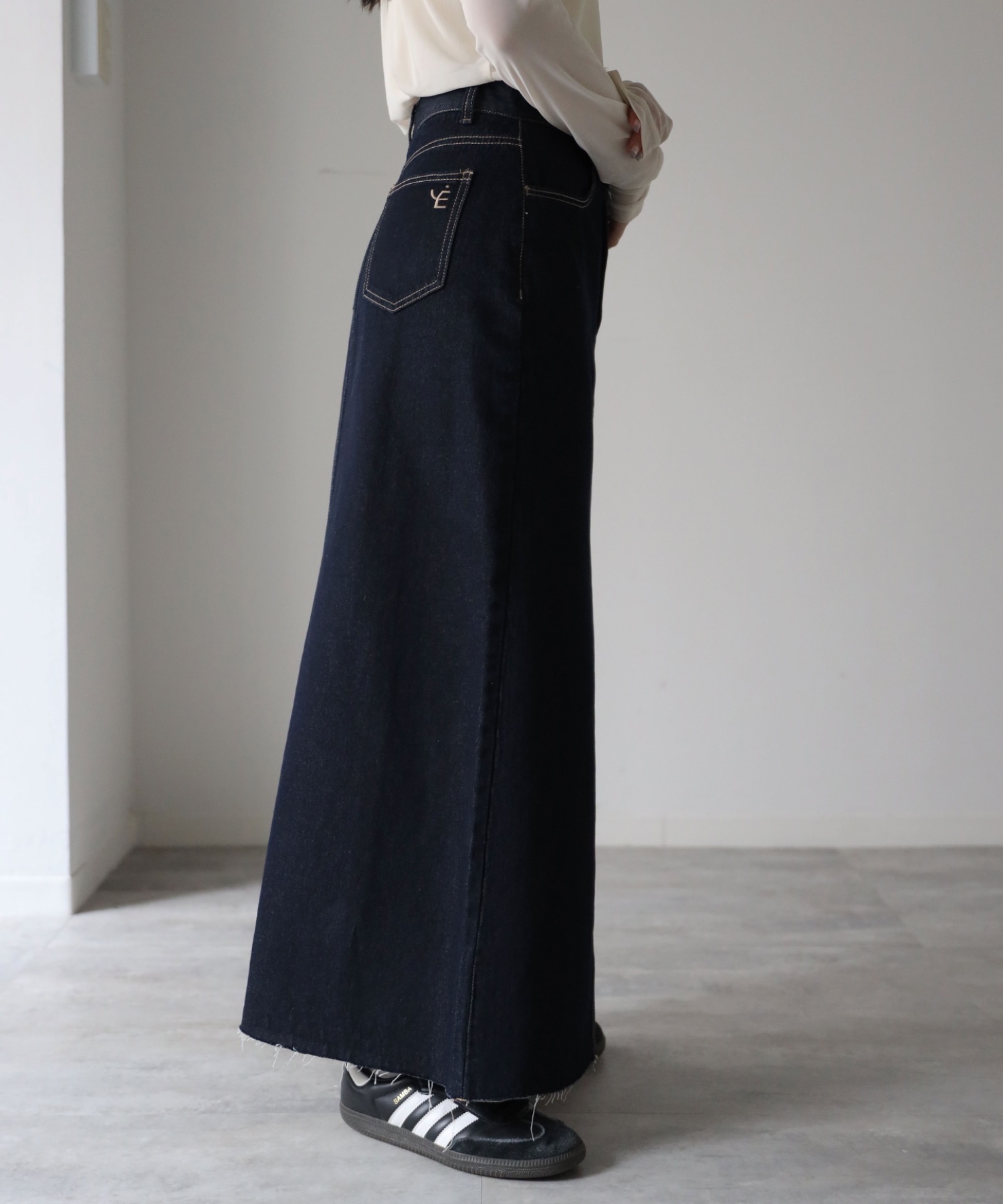 model：164cm. 着用サイズ：Mサイズ