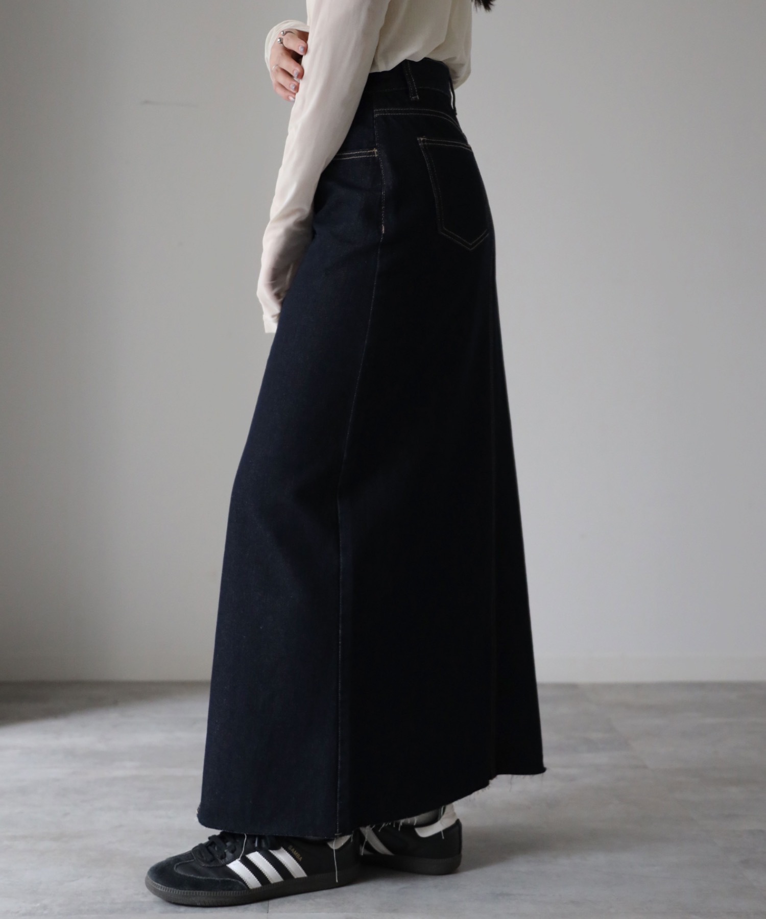 model：164cm. 着用サイズ：Mサイズ
