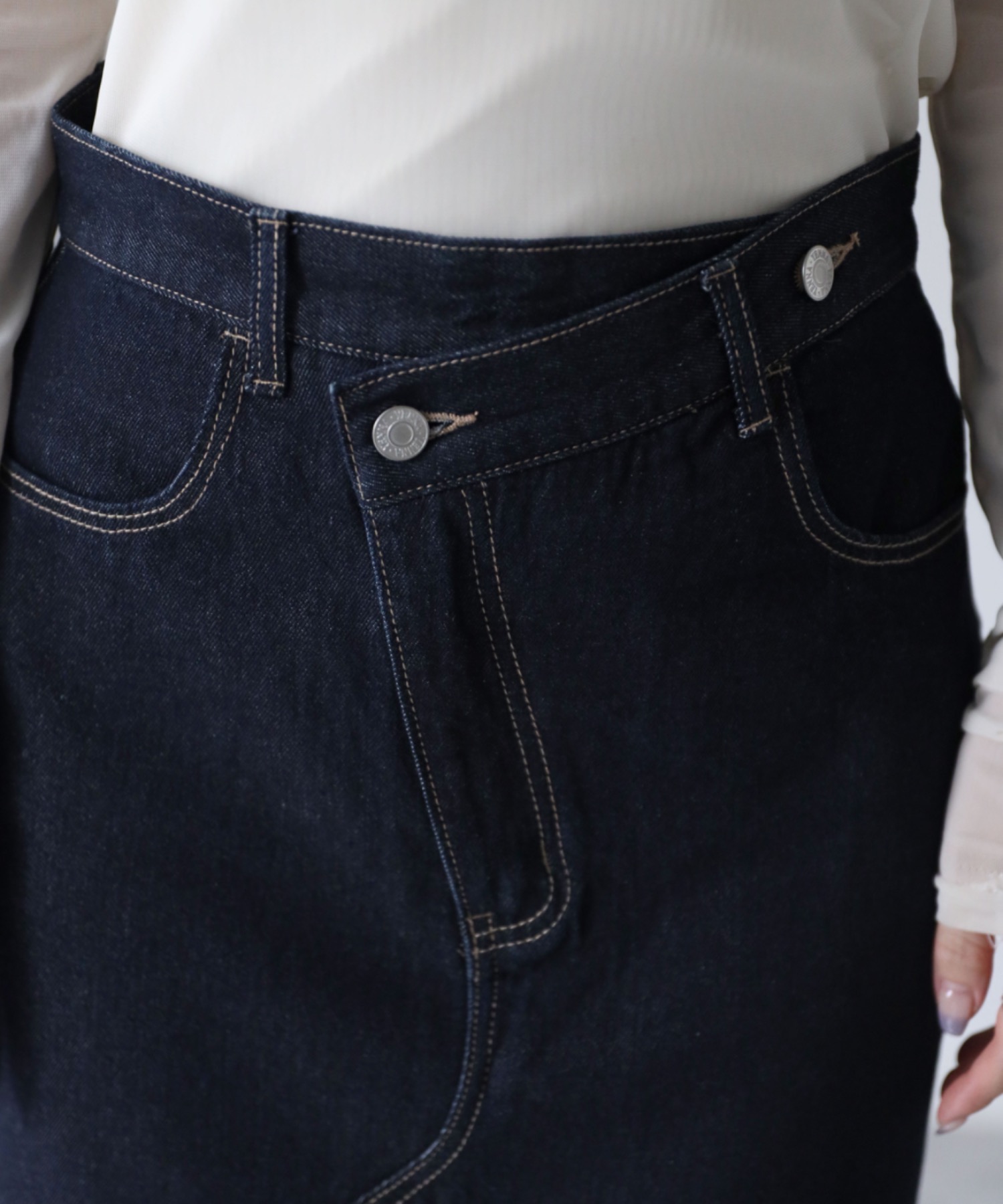 model：164cm. 着用サイズ：Mサイズ