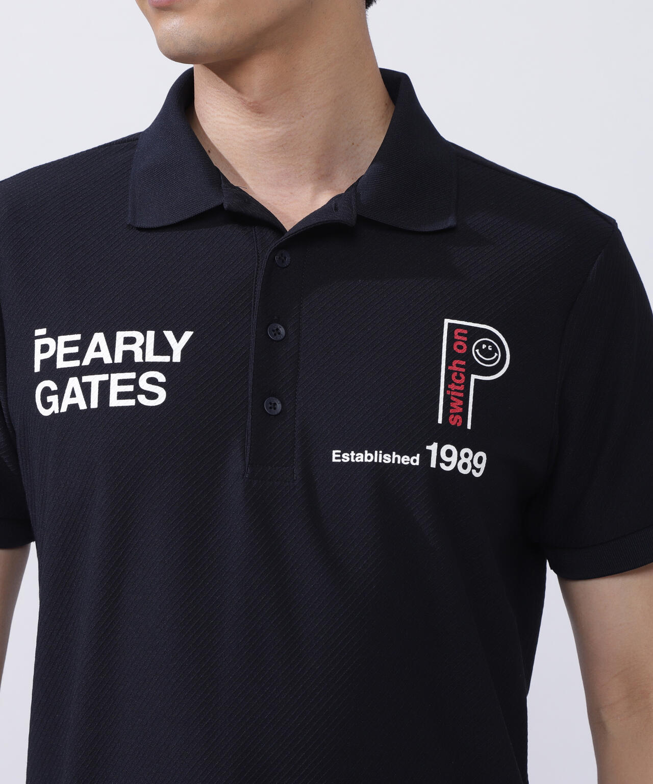 【現行モデル美品】PEARLY GATES SPX 裏使ツイル半袖ポロシャツ PEARLY GATES（パーリーゲイツ） ポロシャツ 「PEARLY GATES」サッカー