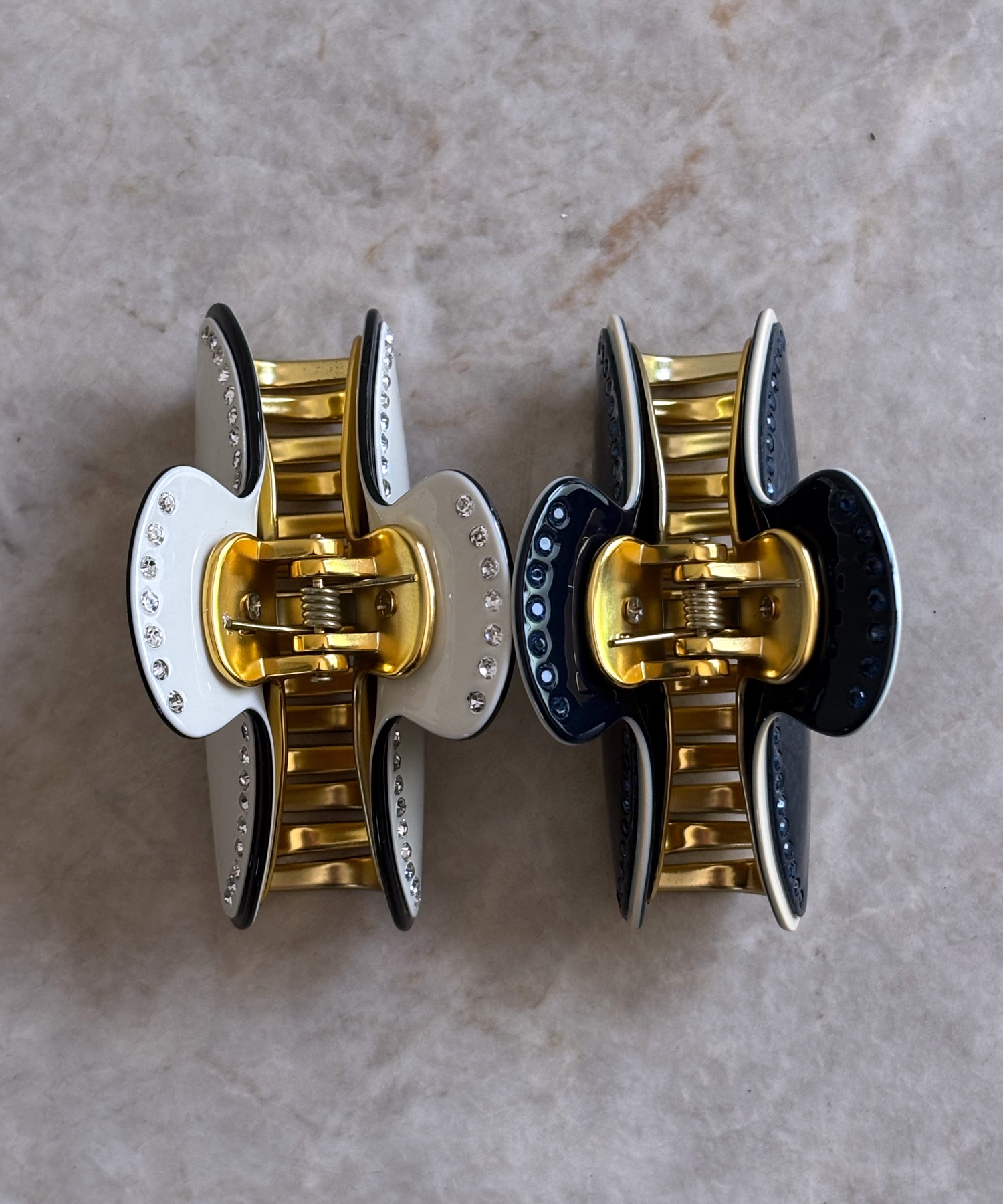 バイカラーラインストーンヘアクリップ Emma Taylor│STYLEDOOR