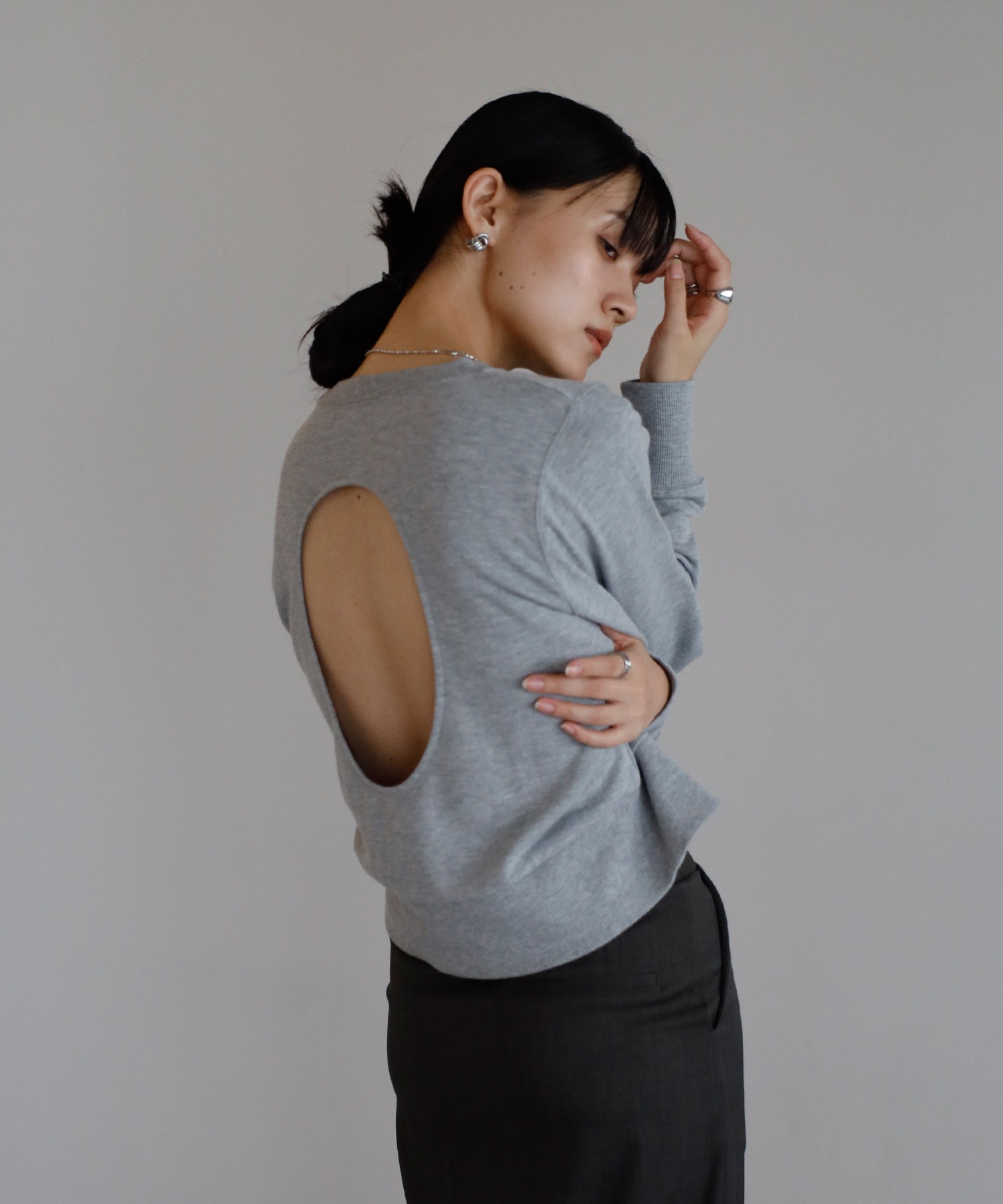 model：H167 着用サイズ：FREE