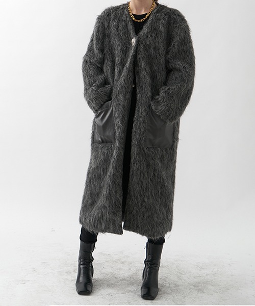 mid length fur coat