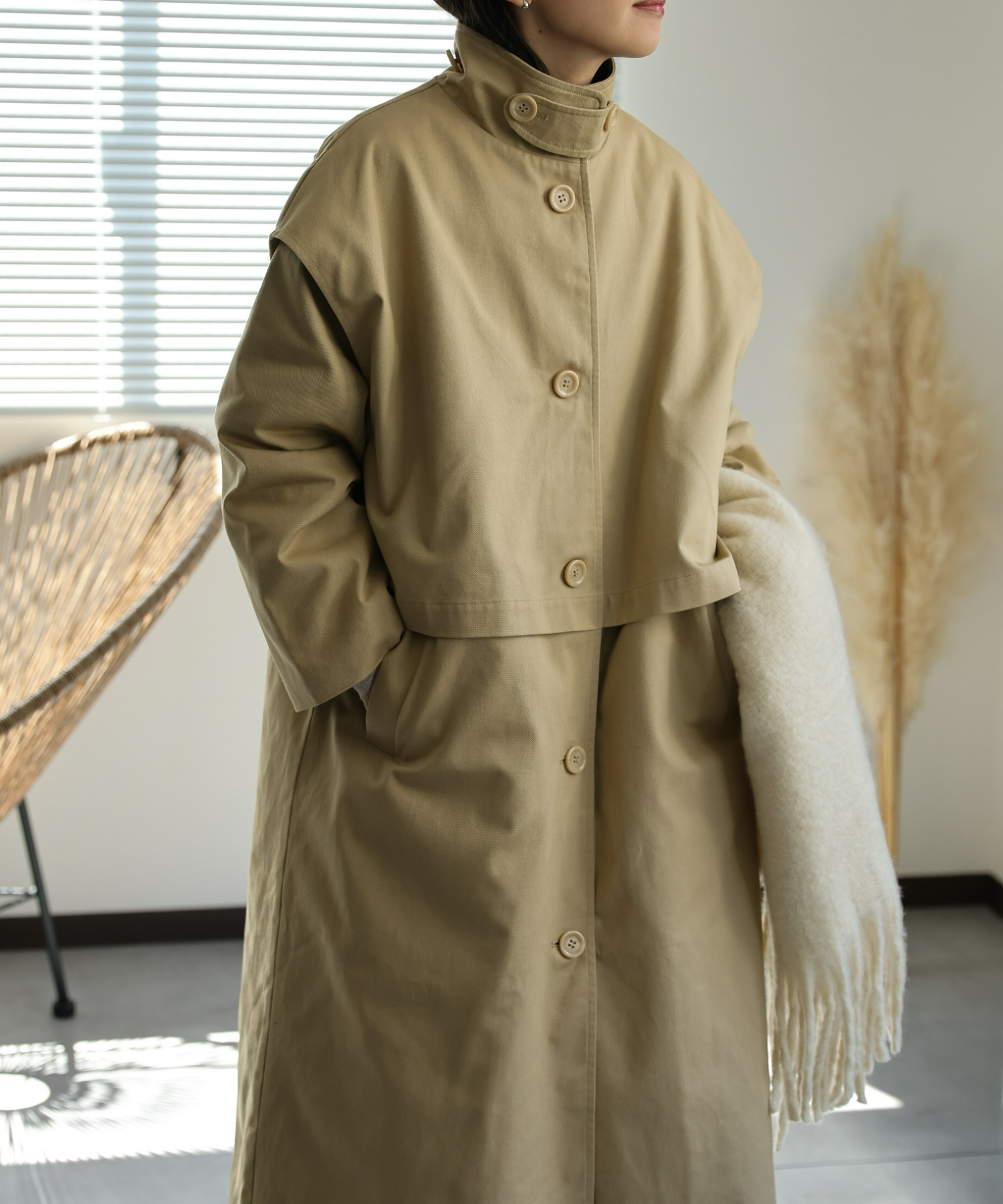 model:162㎝　着用サイズ:FREE