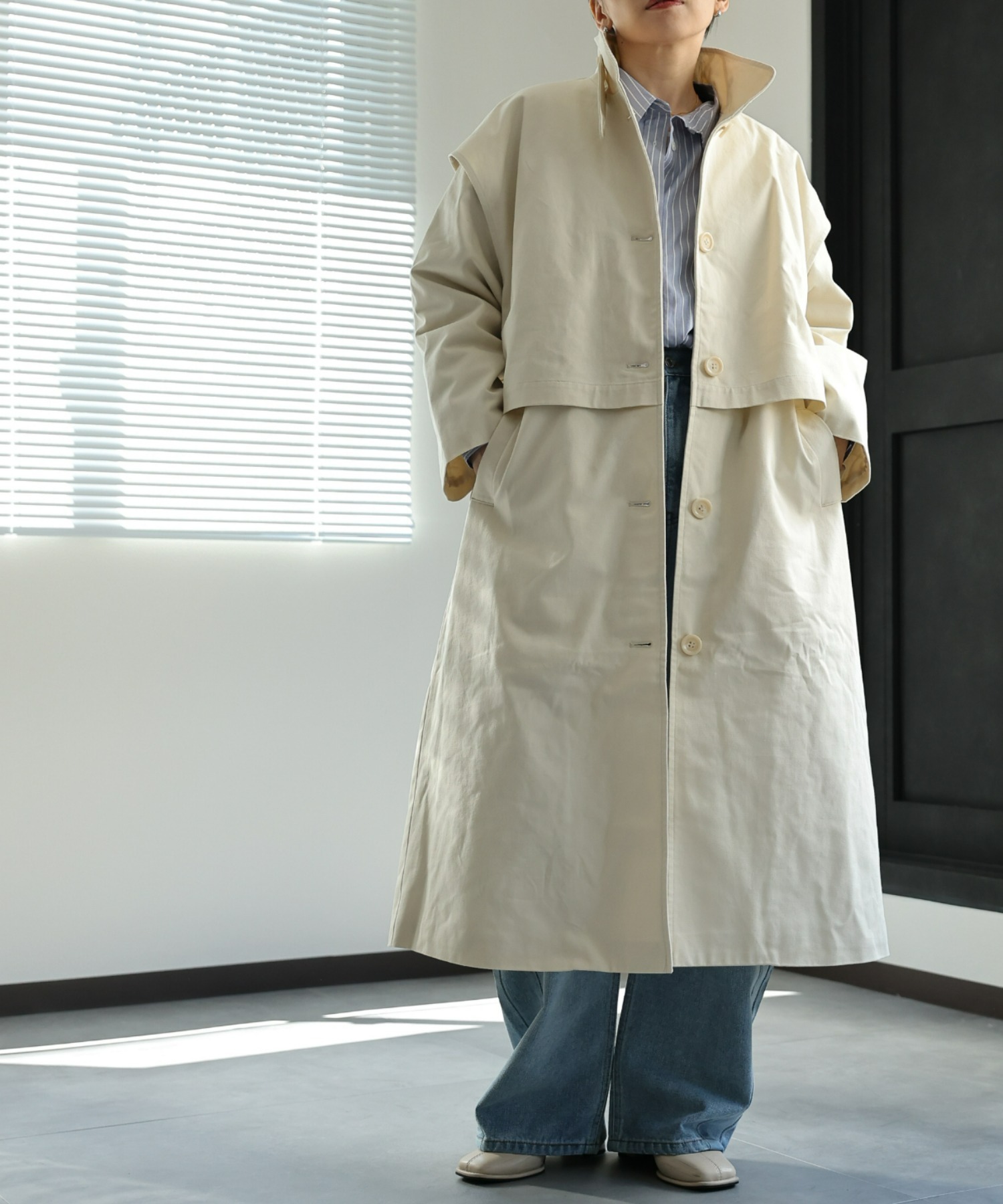 model:162㎝　着用サイズ:FREE
