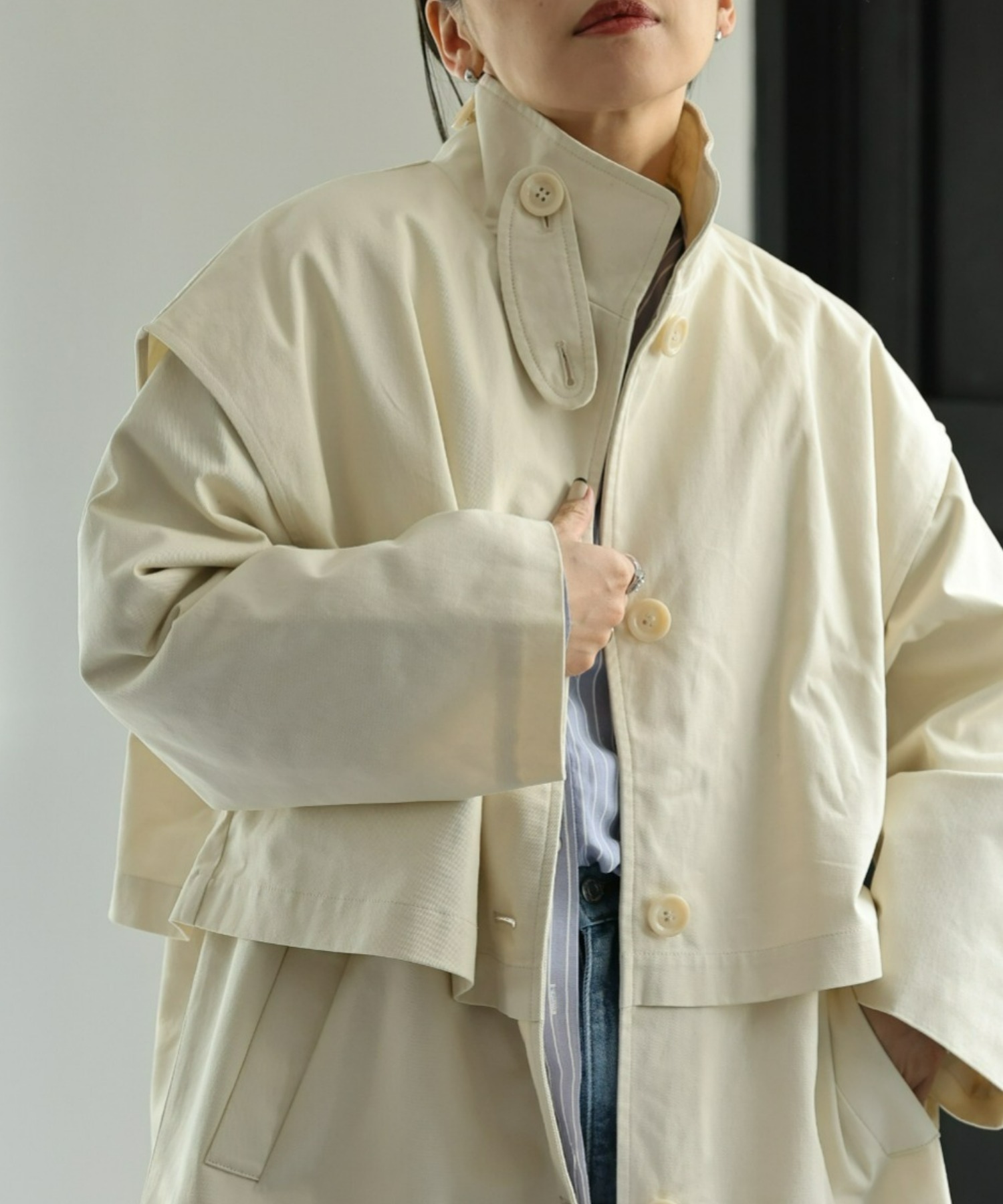model:162㎝　着用サイズ:FREE