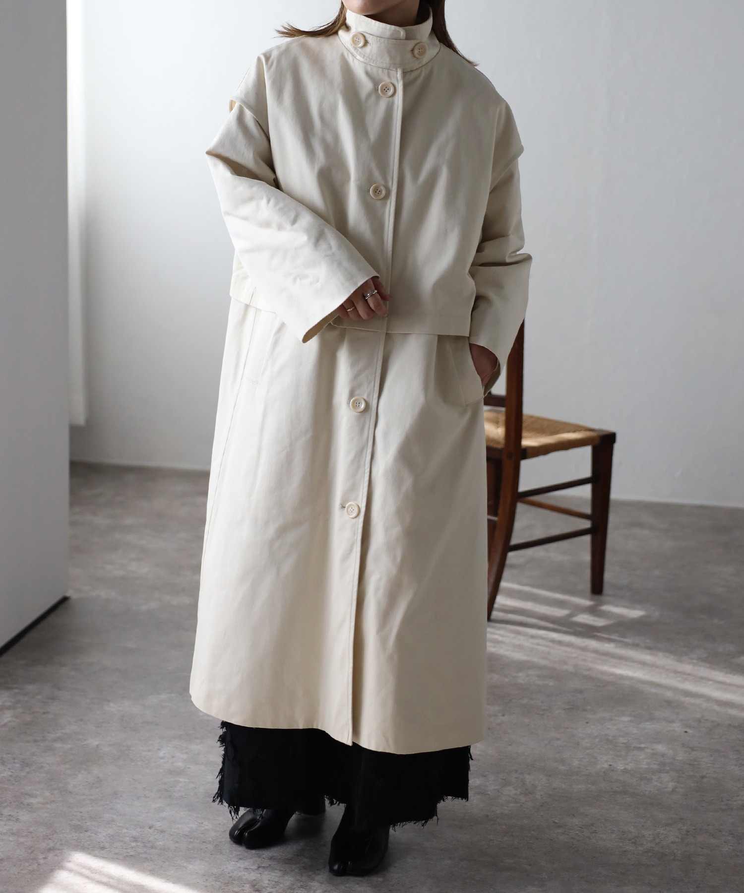 model:162㎝　着用サイズ:FREE