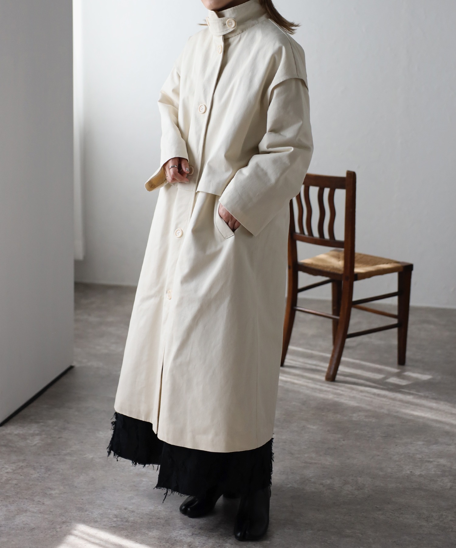 model:162㎝　着用サイズ:FREE