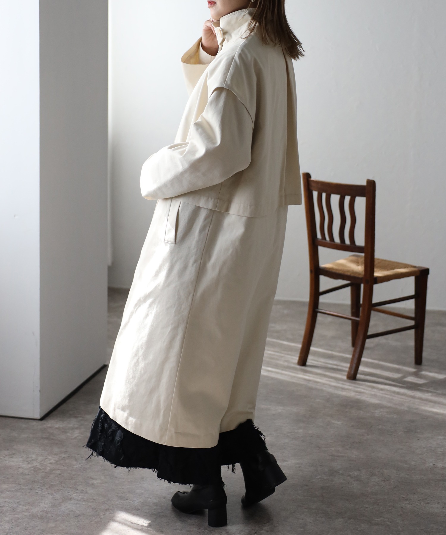 model:162㎝　着用サイズ:FREE