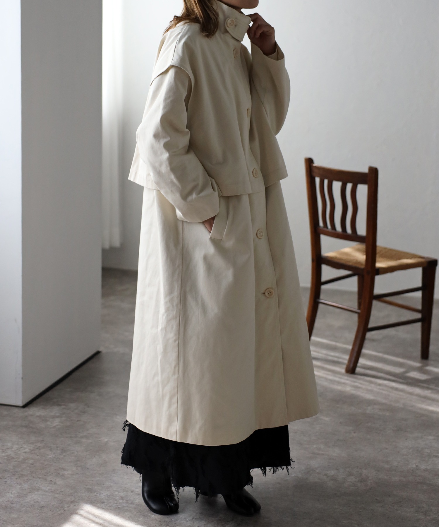 model:162㎝　着用サイズ:FREE
