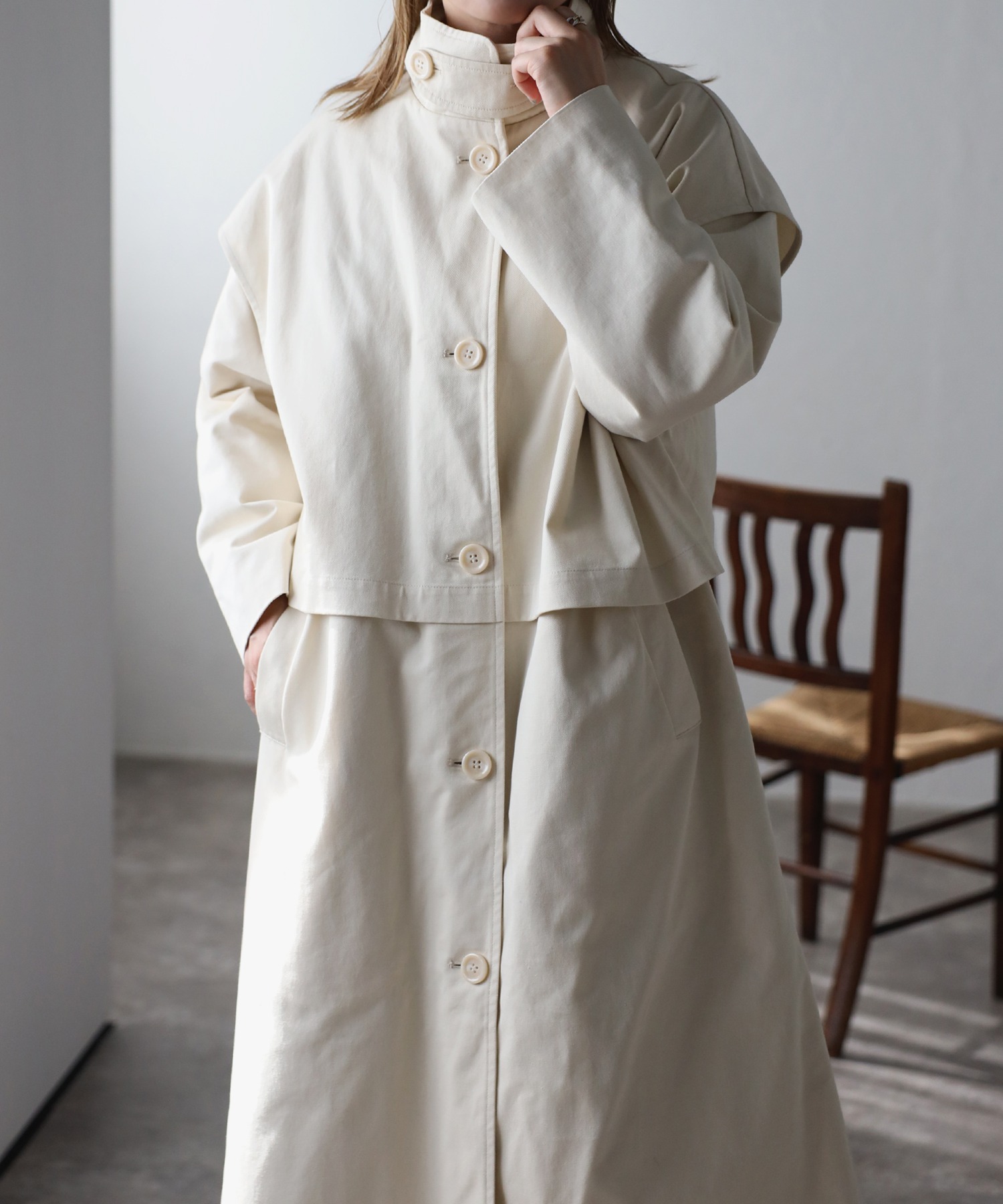 model:162㎝　着用サイズ:FREE