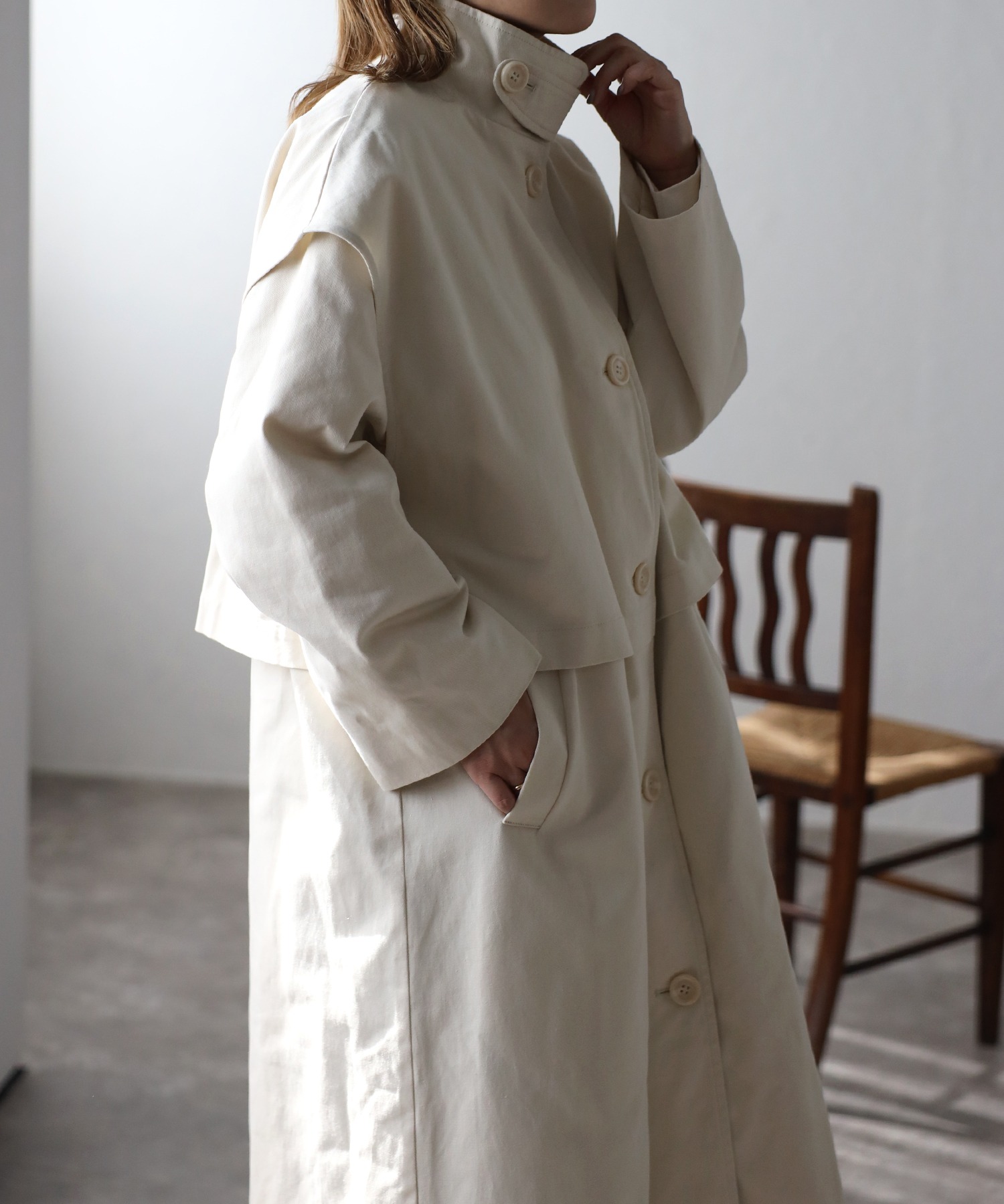 model:162㎝　着用サイズ:FREE