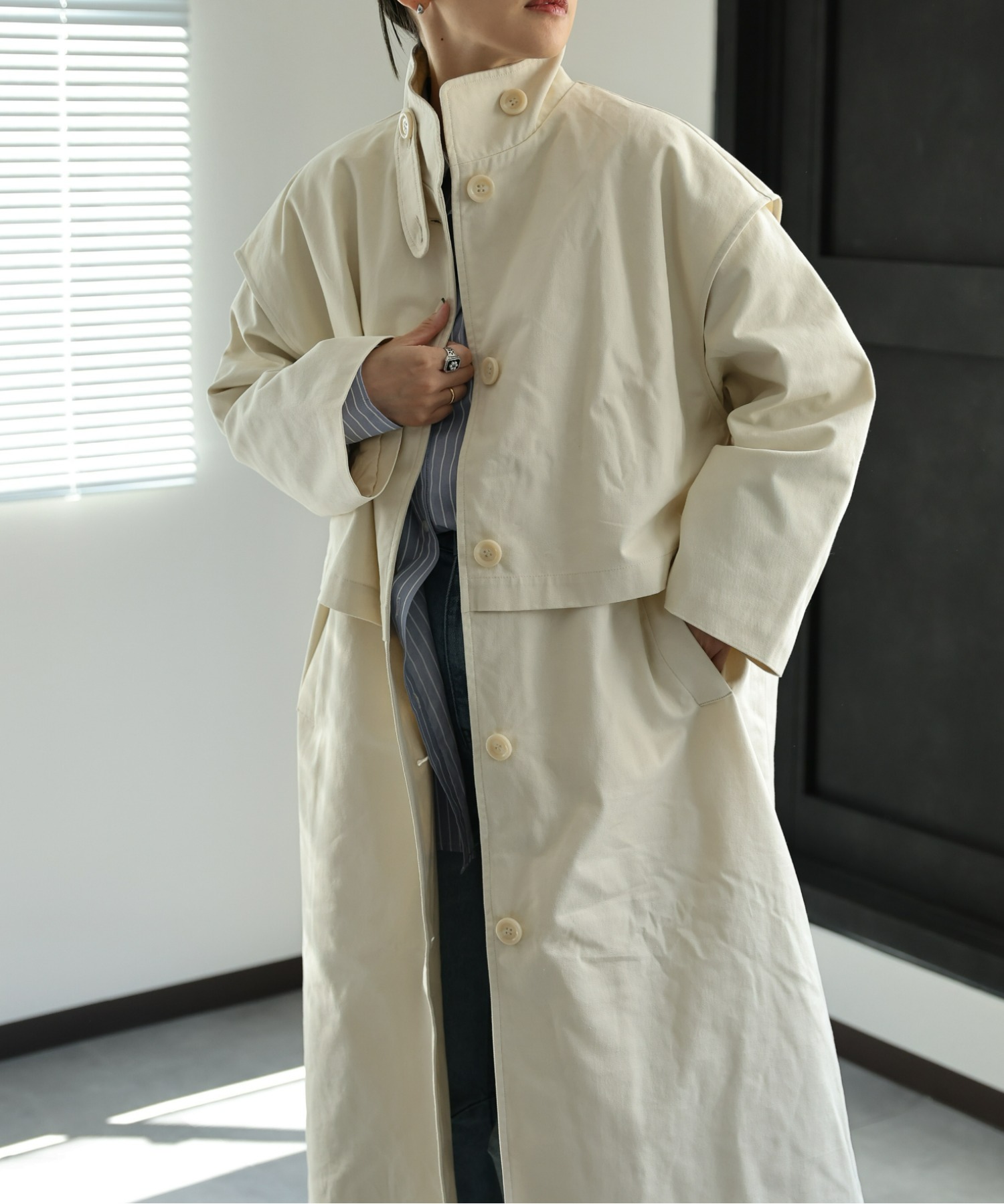 model:162㎝　着用サイズ:FREE