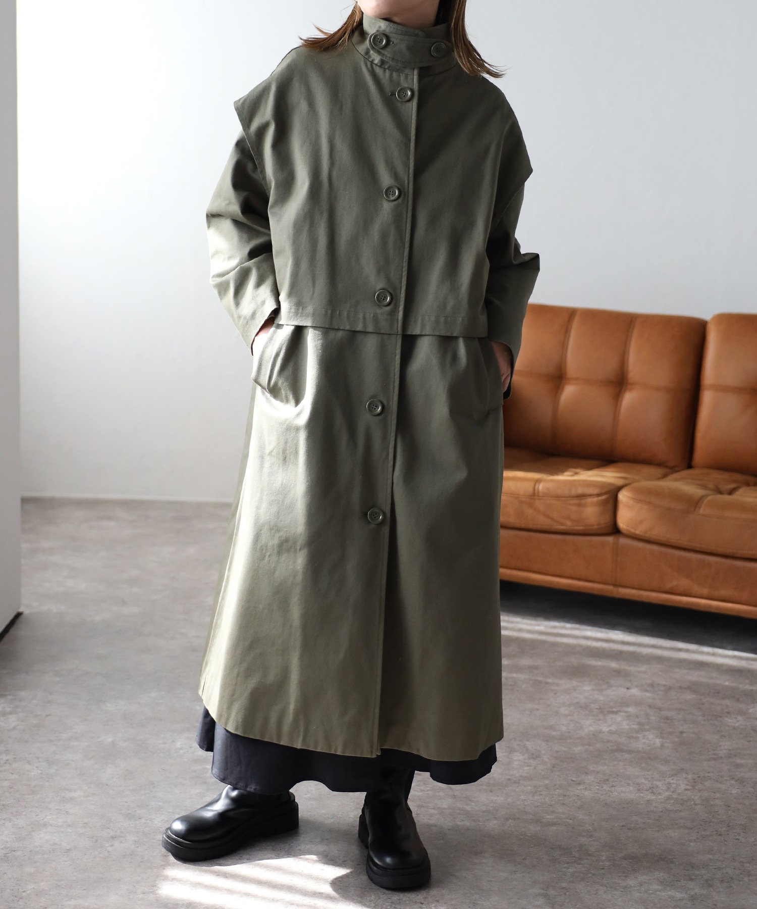 model:162㎝　着用サイズ:FREE