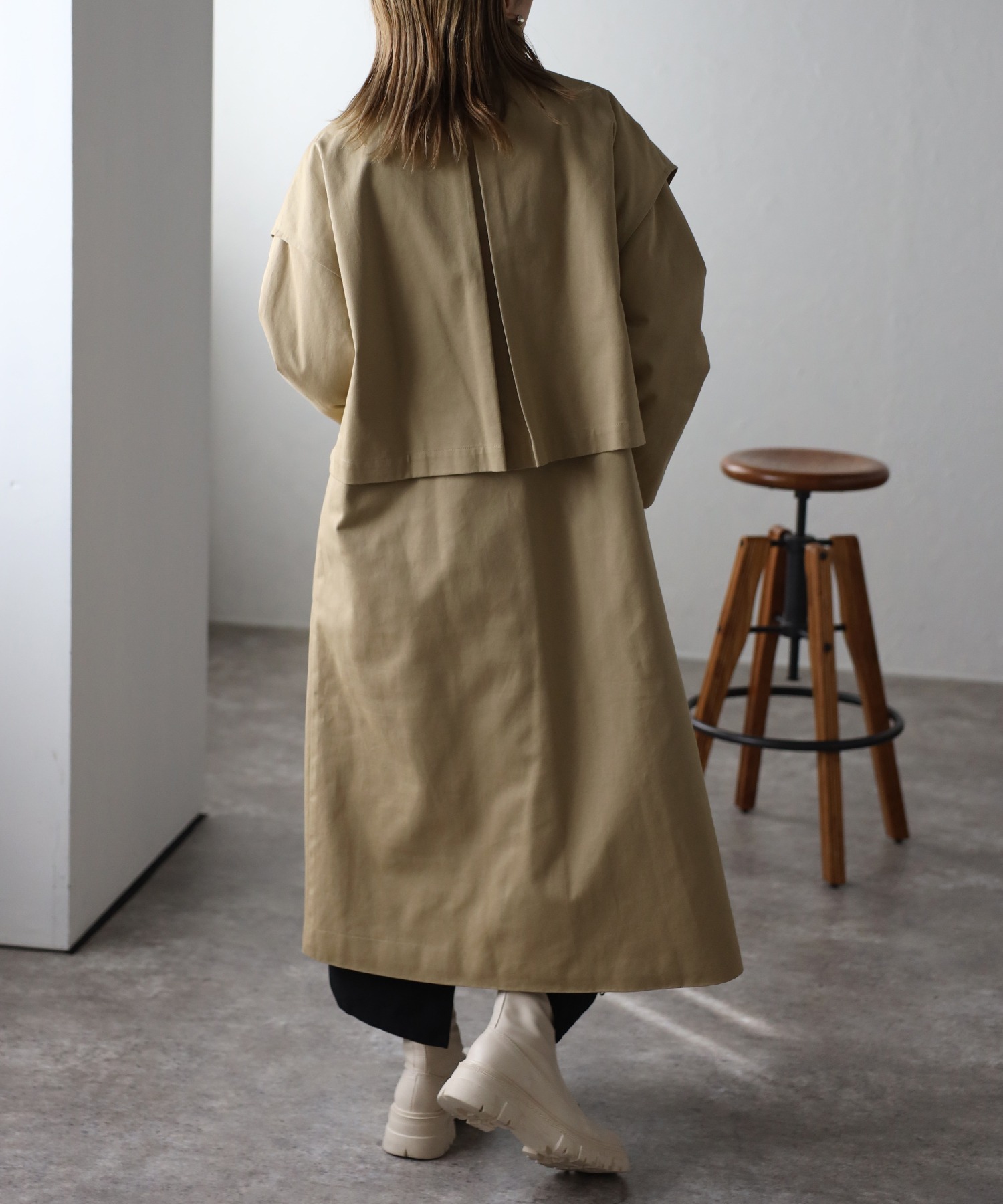 model:162㎝　着用サイズ:FREE