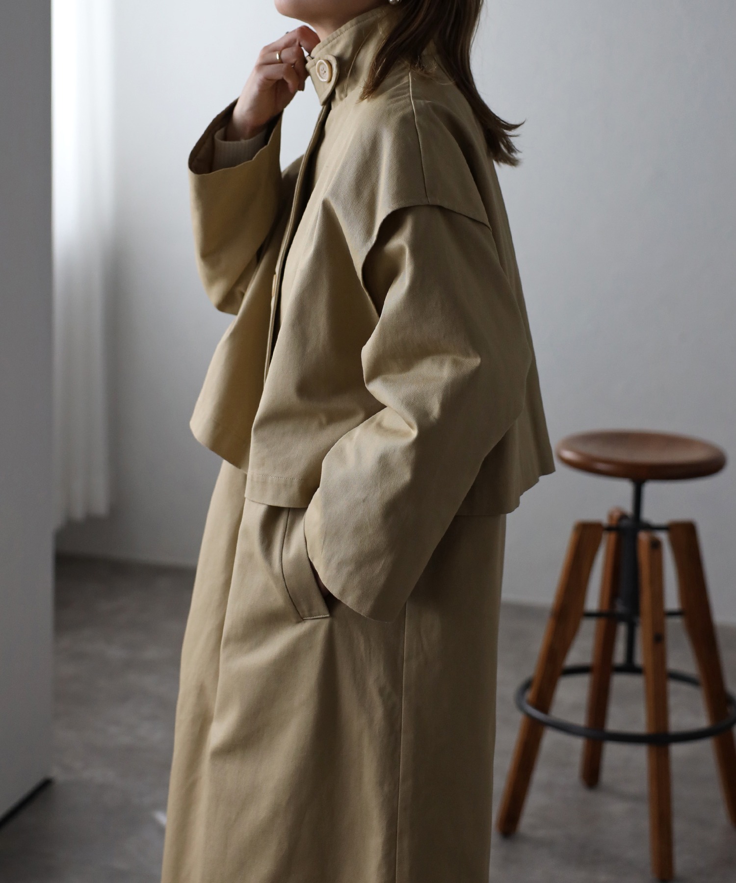 model:162㎝　着用サイズ:FREE