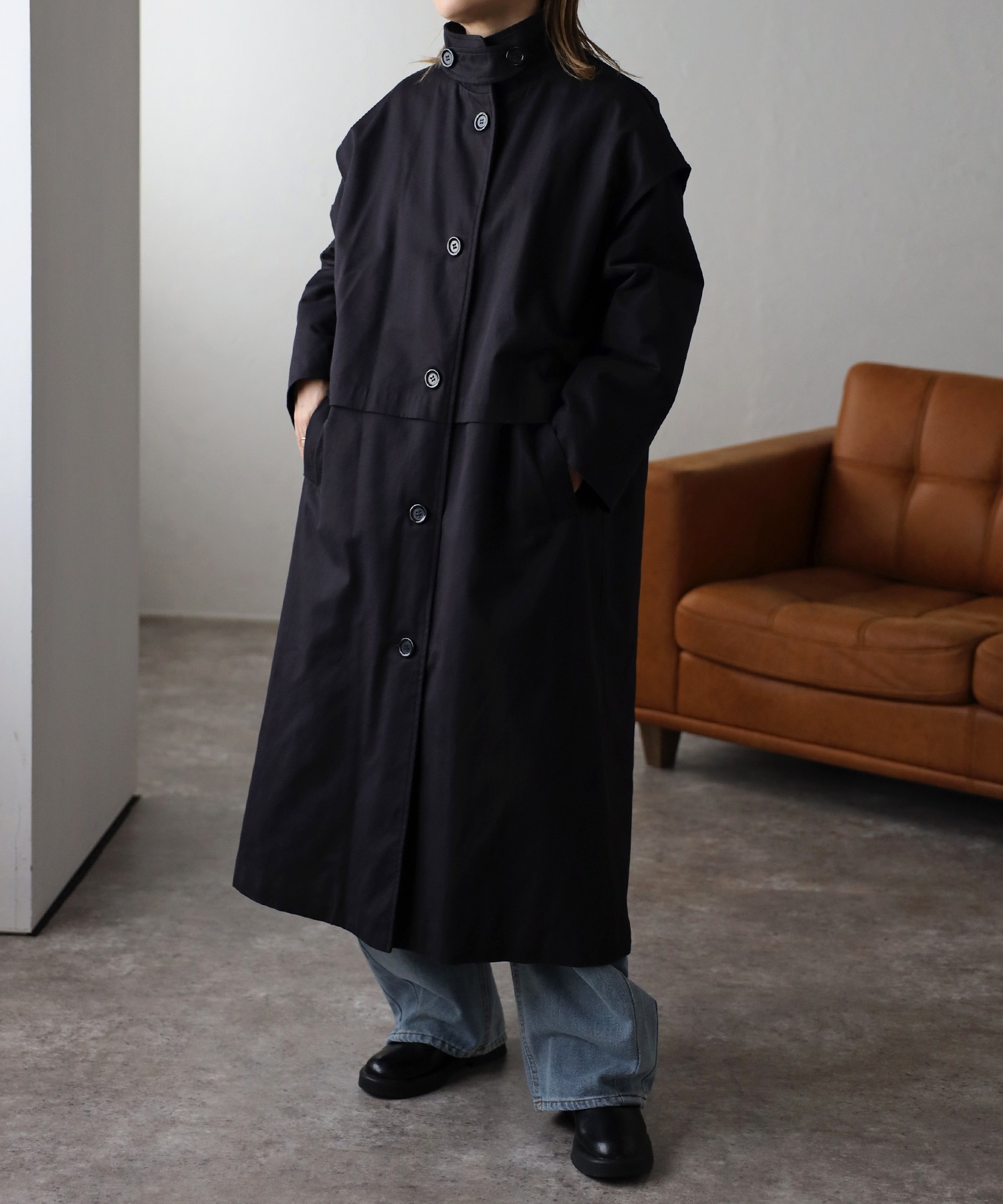 model:162㎝　着用サイズ:FREE