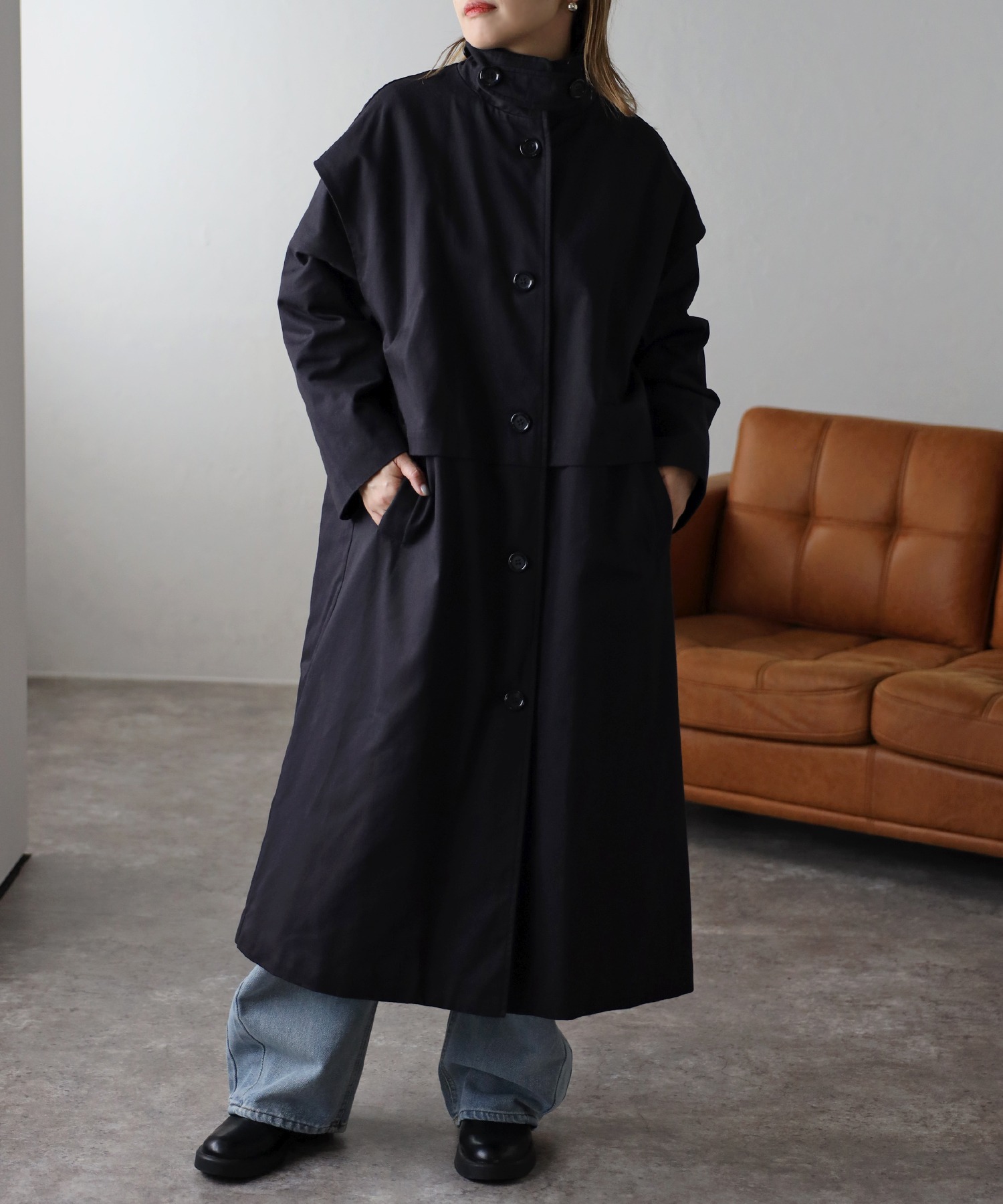 model:162㎝　着用サイズ:FREE