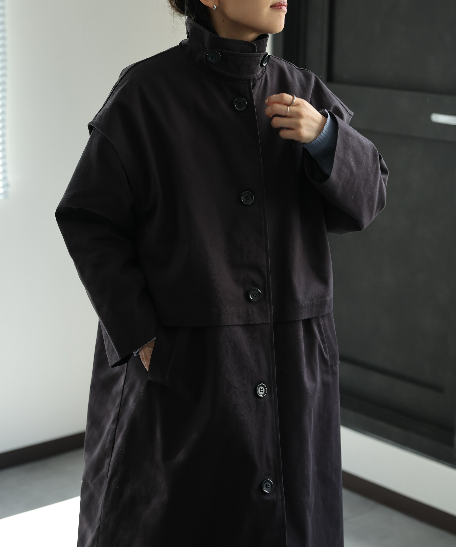 model:162㎝　着用サイズ:FREE