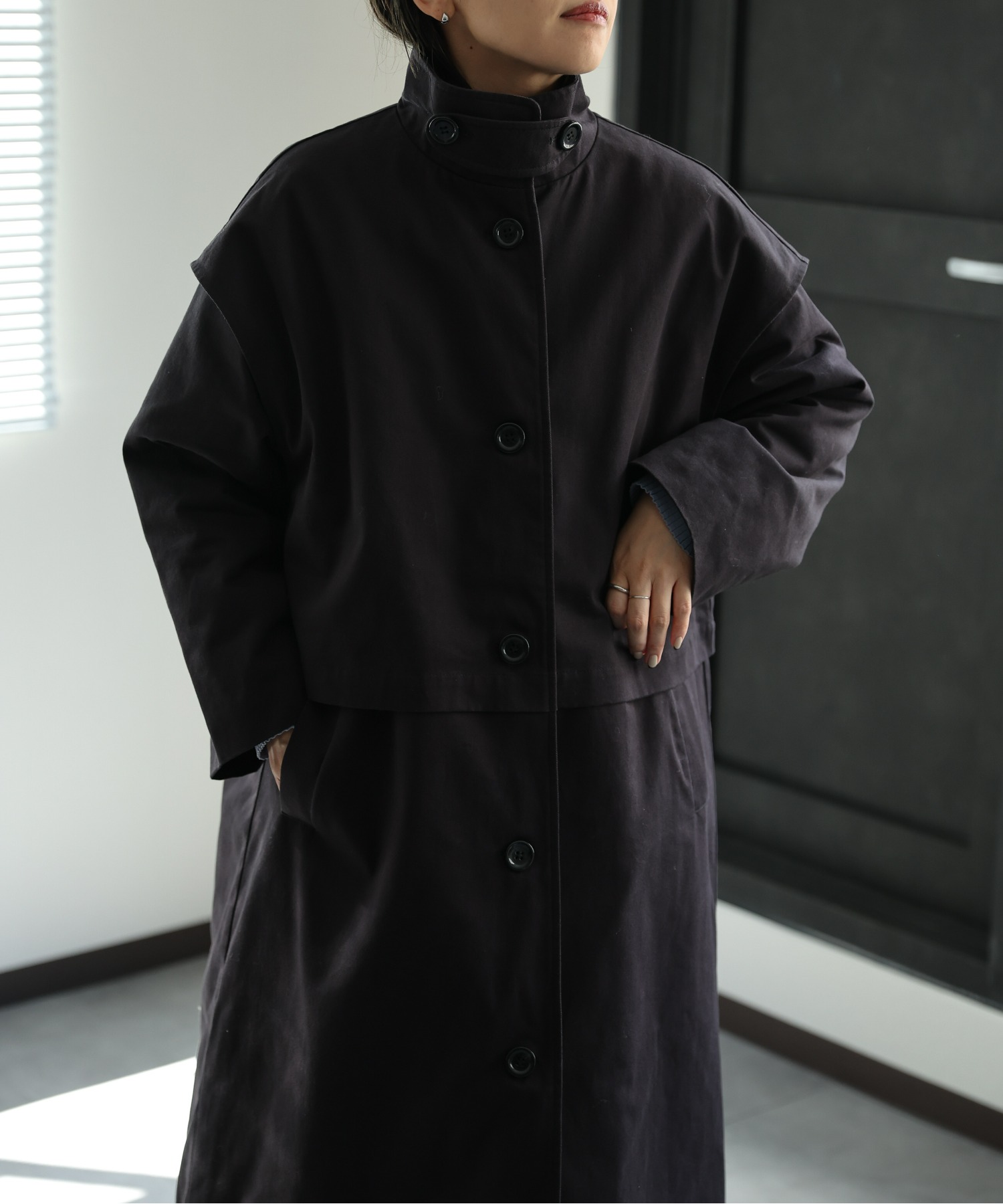 model:162㎝　着用サイズ:FREE