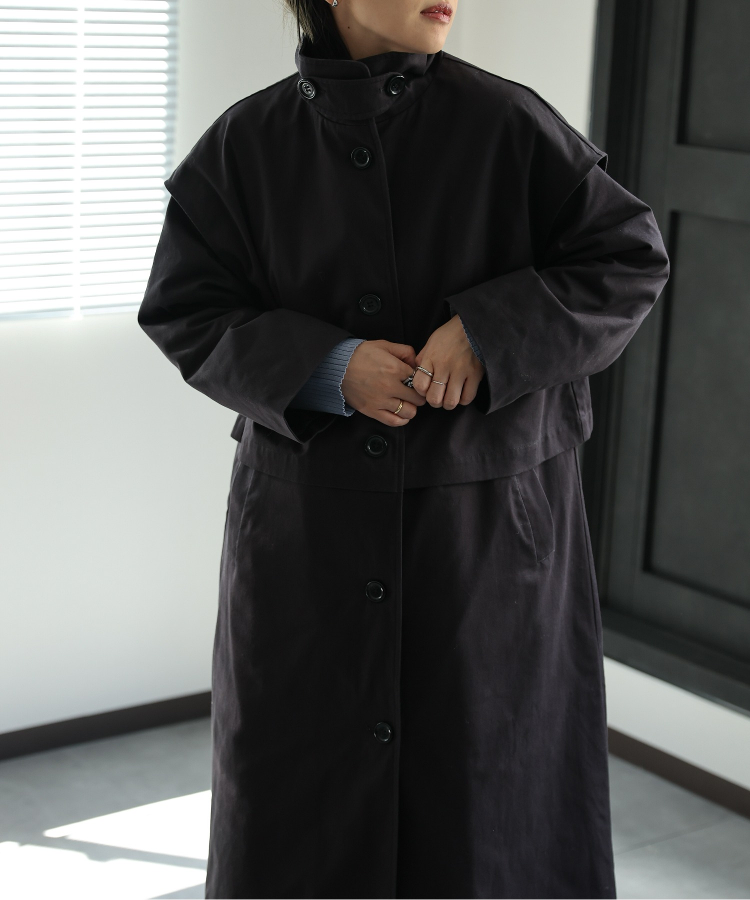 model:162㎝　着用サイズ:FREE