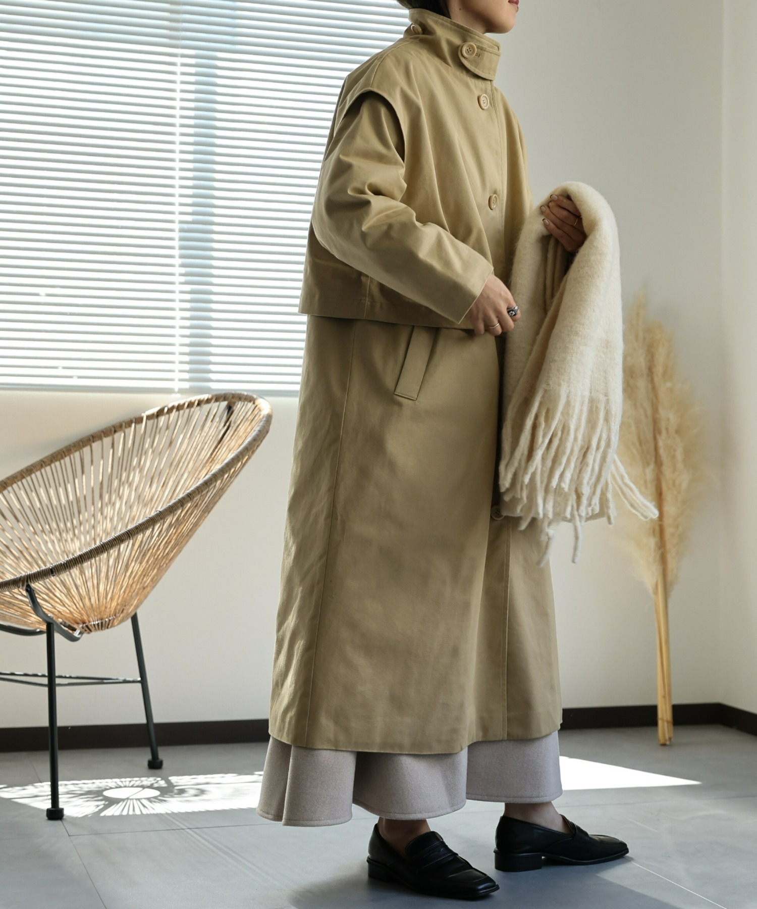 model:162㎝　着用サイズ:FREE