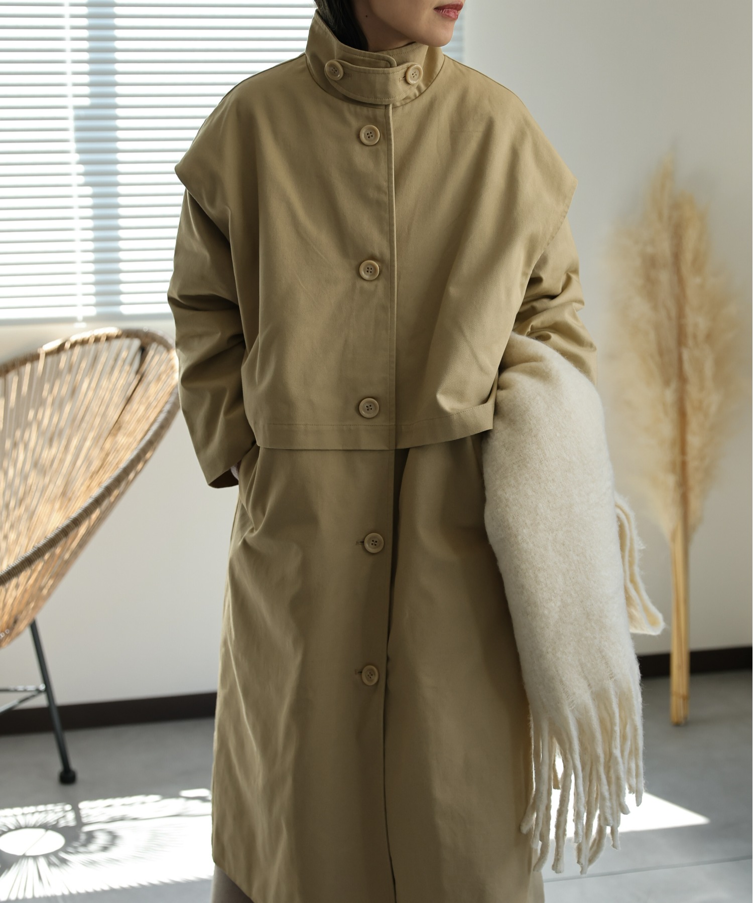 model:162㎝　着用サイズ:FREE
