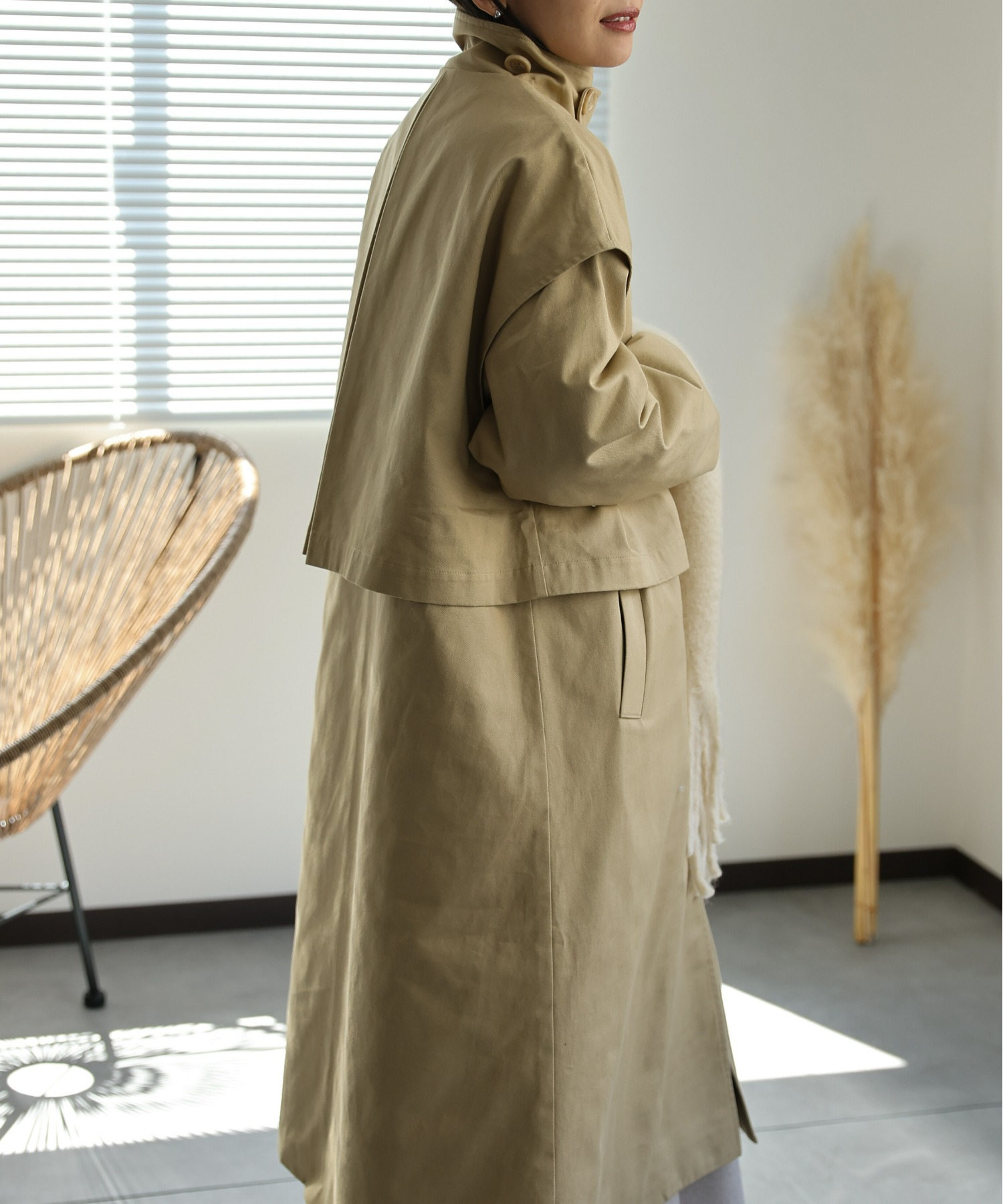 model:162㎝　着用サイズ:FREE